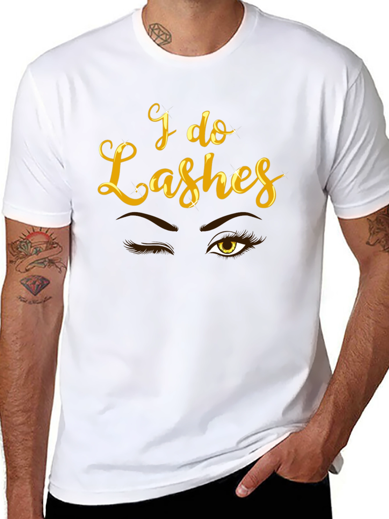 I Do Lashes Graphic Tee