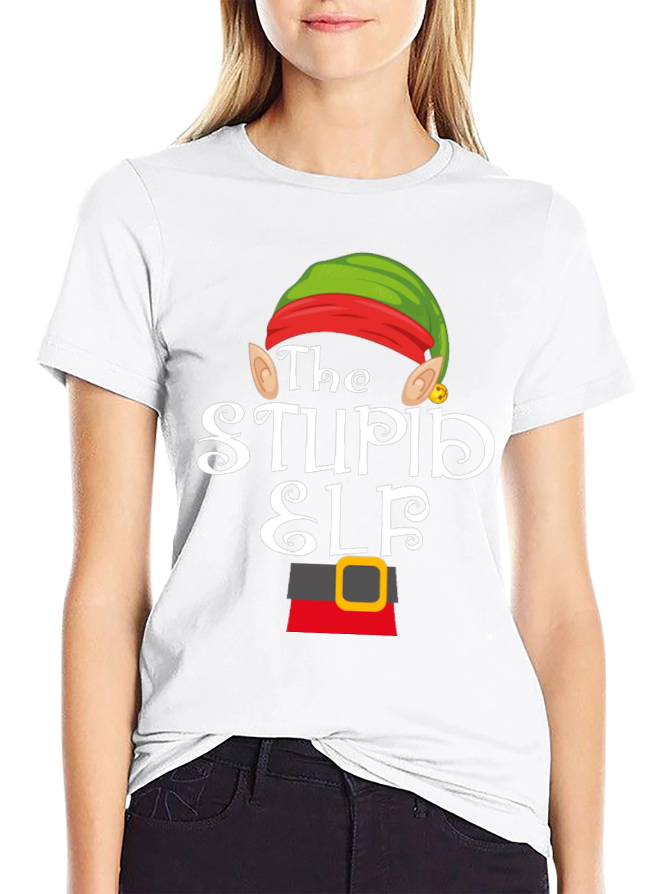 The Stupid Elf Funny Christmas T-Shirt