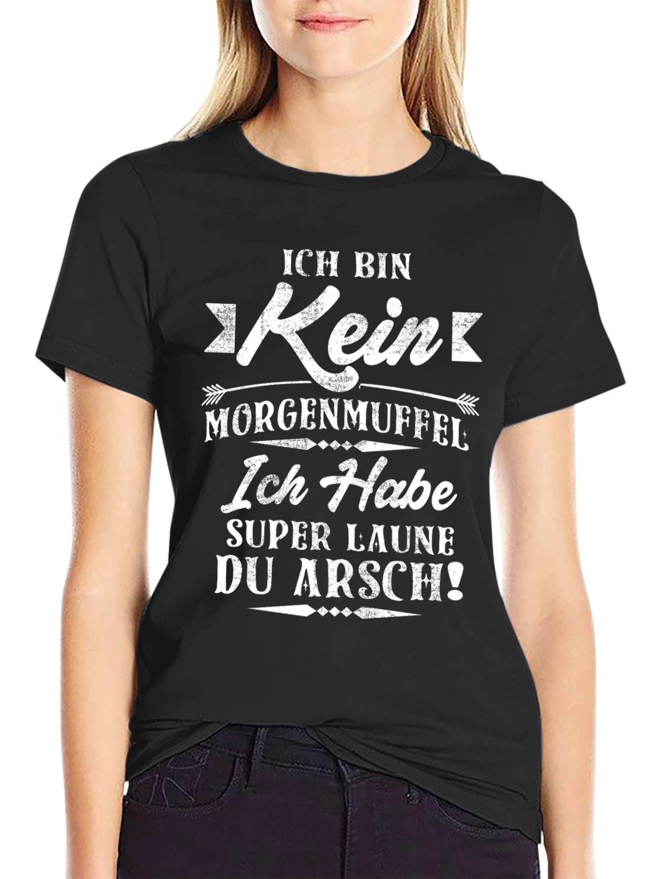 Ich Bin Kein Morgenmuffel T-Shirt - Super Laune!