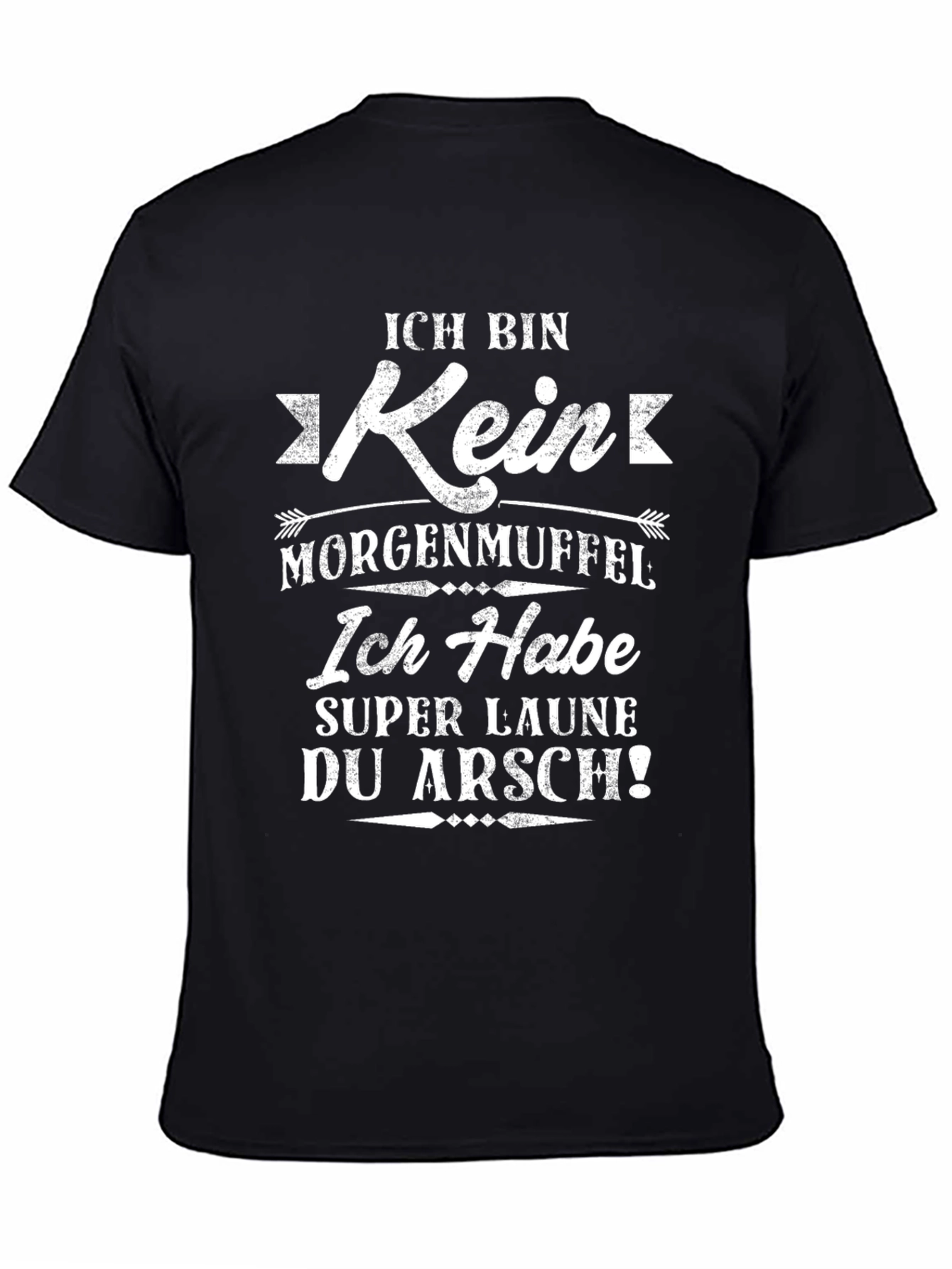 Ich Bin Kein Morgenmuffel T-Shirt - Super Laune!