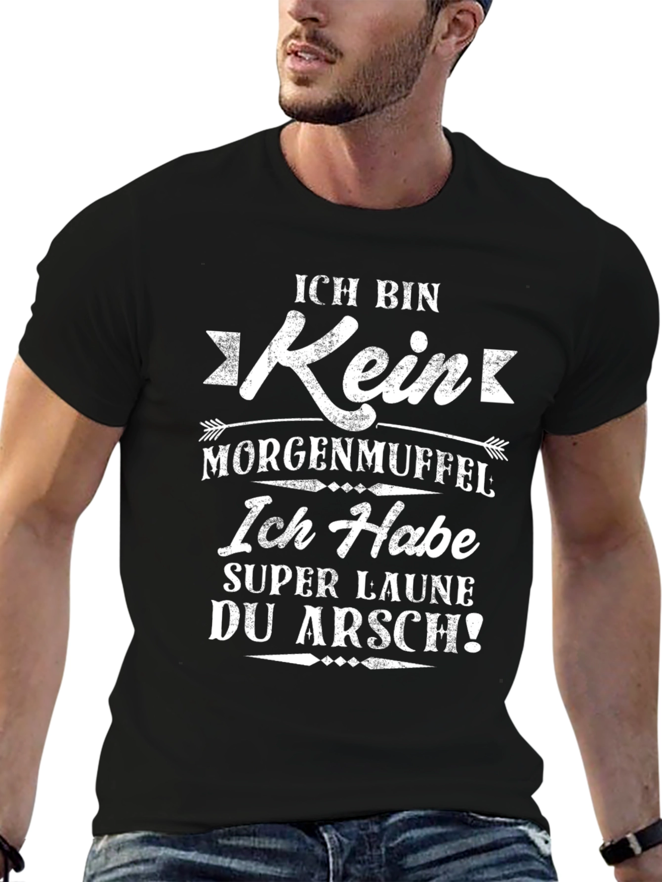 Ich Bin Kein Morgenmuffel T-Shirt - Super Laune!