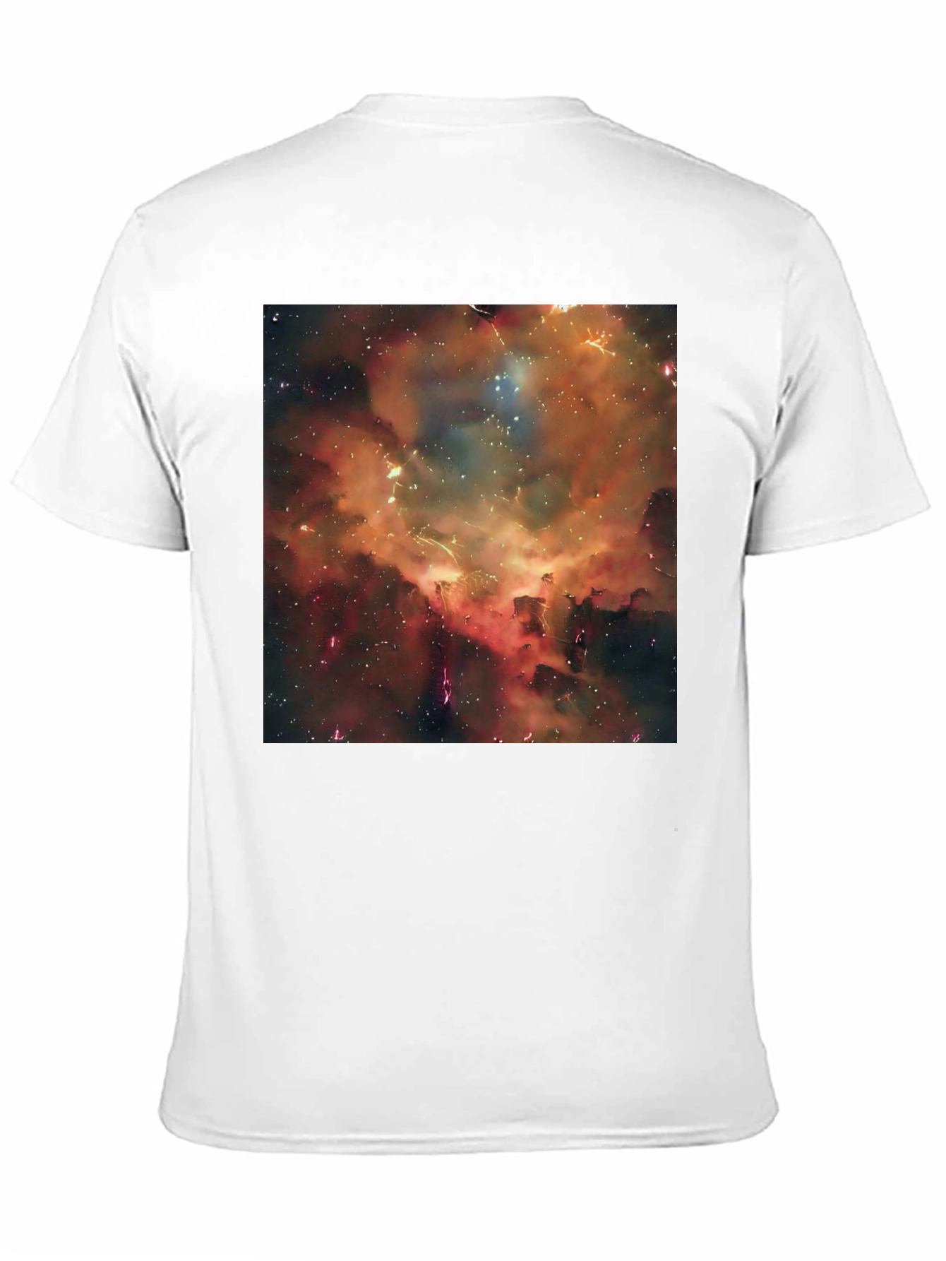 Galaxy Nebula Graphic Black T-Shirt
