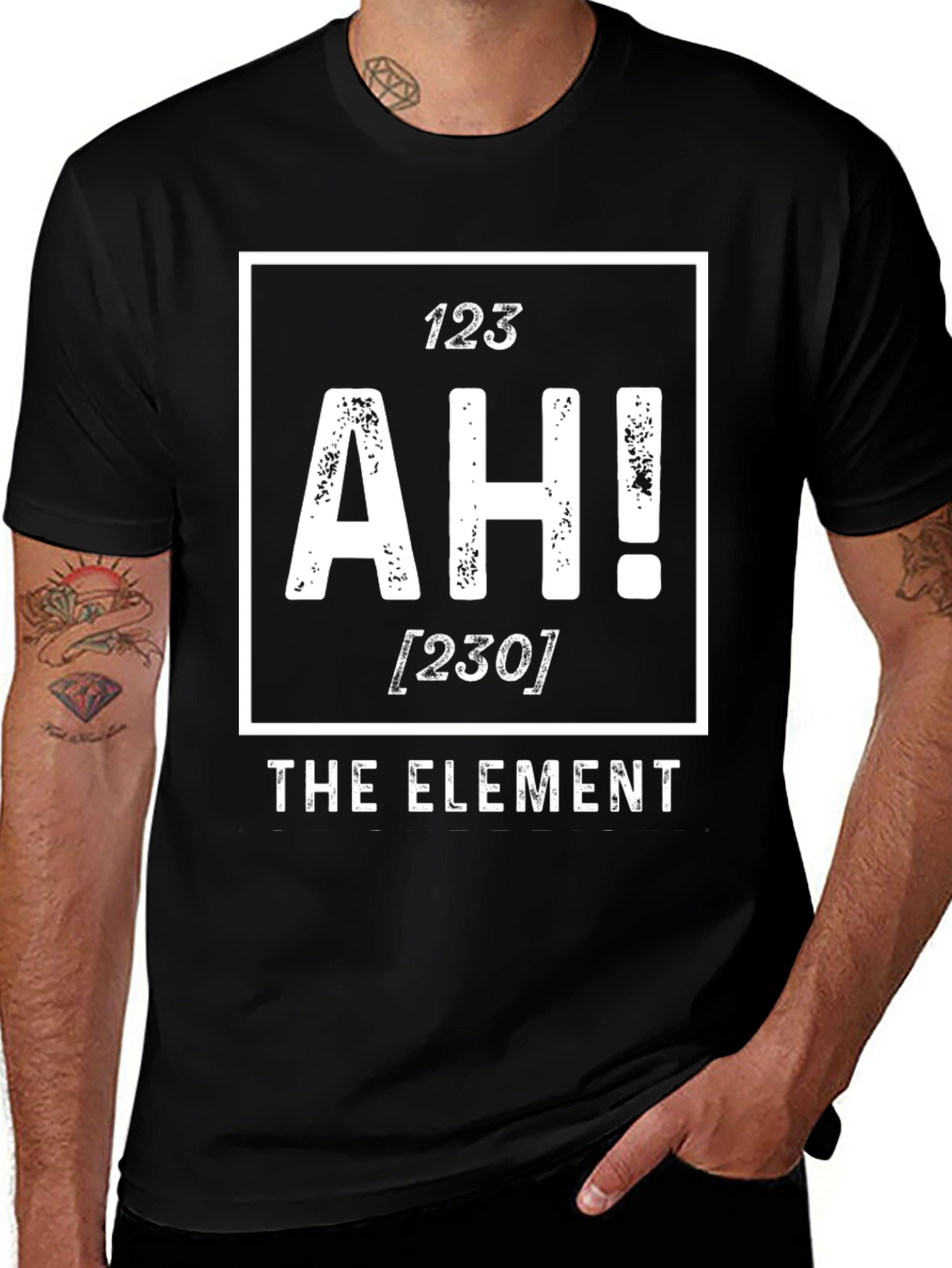 Funny Ah! The Element Graphic T-Shirt