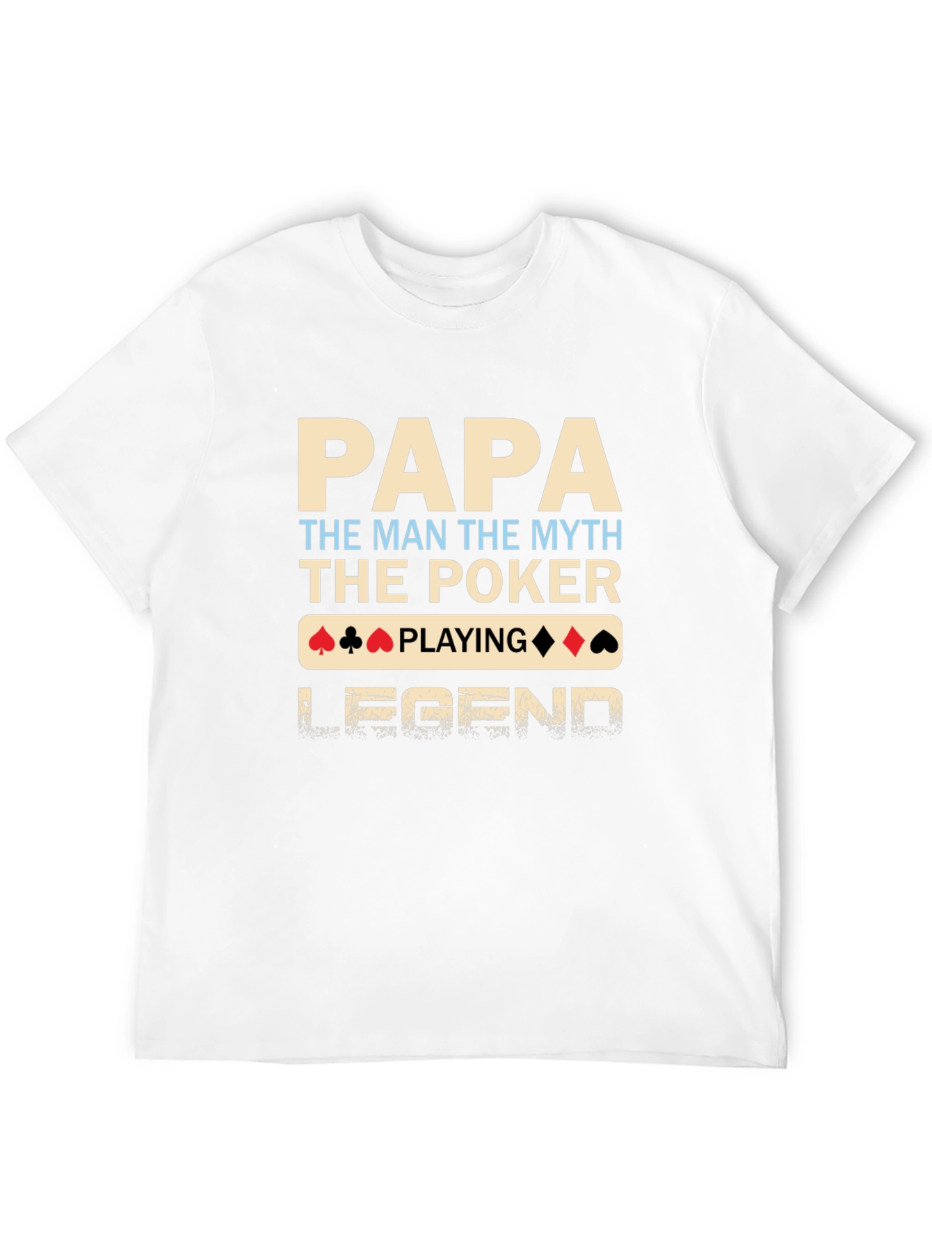 Papa Poker Legend Black T-Shirt