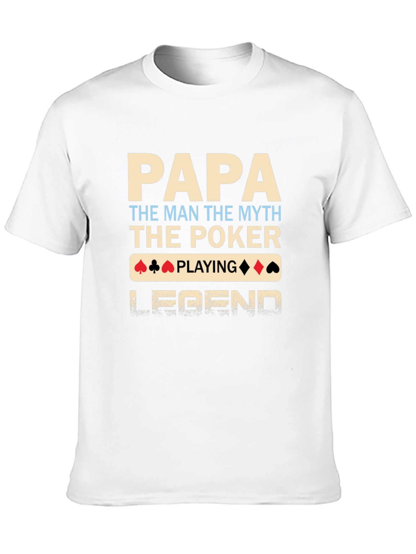 Papa Poker Legend Black T-Shirt