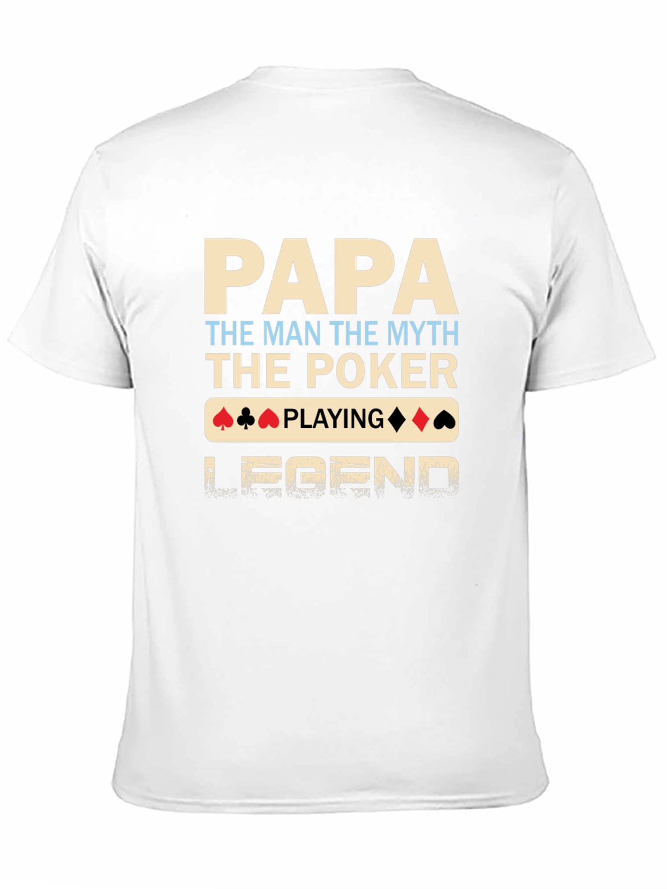 Papa Poker Legend Black T-Shirt