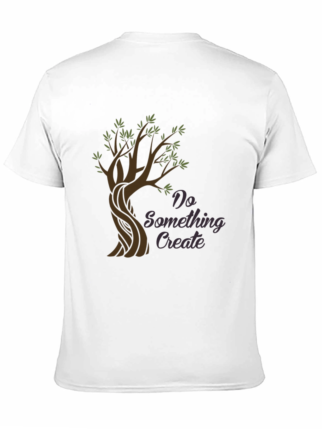 Do Something Create - Tree Graphic Black Tee