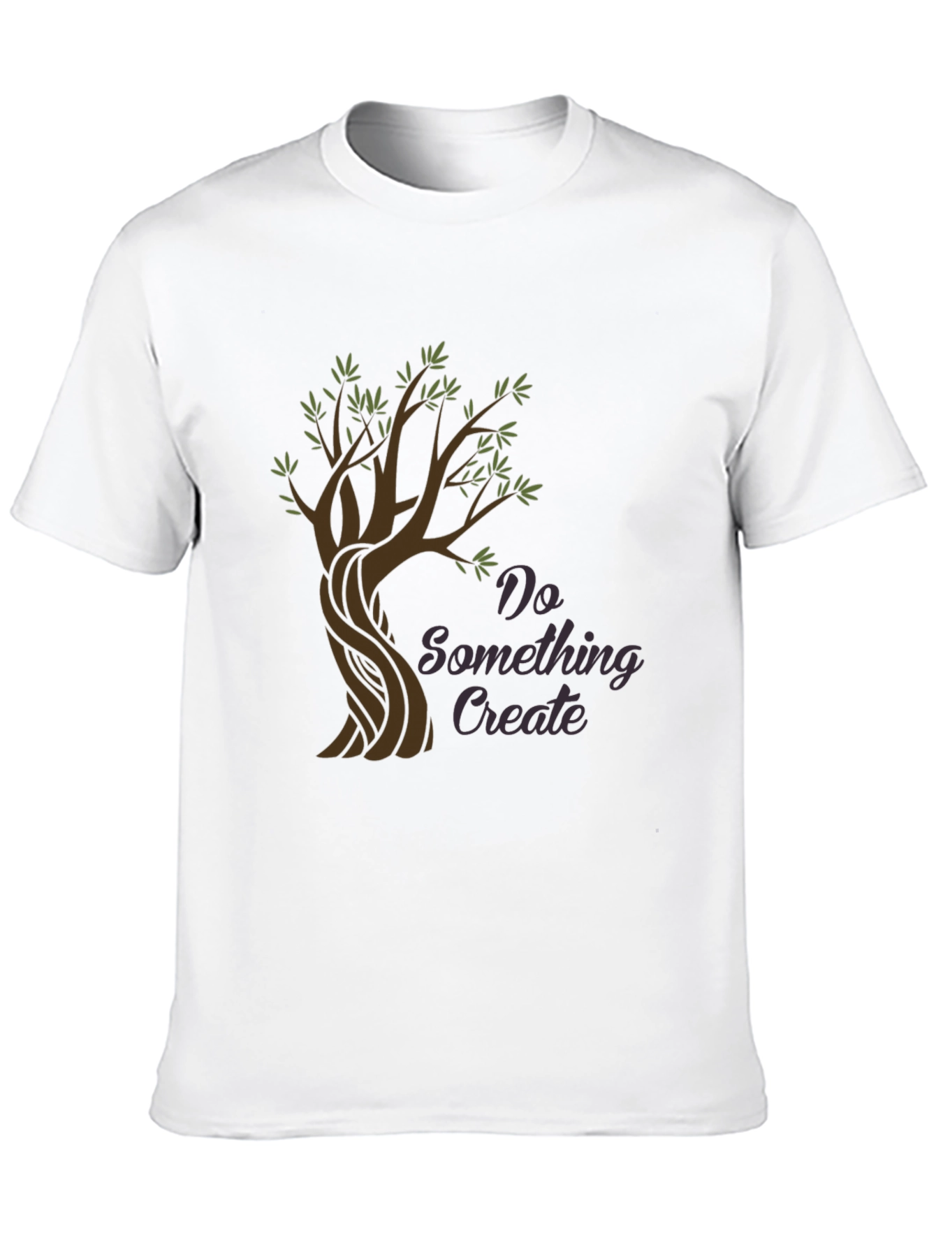 Do Something Create - Tree Graphic Black Tee