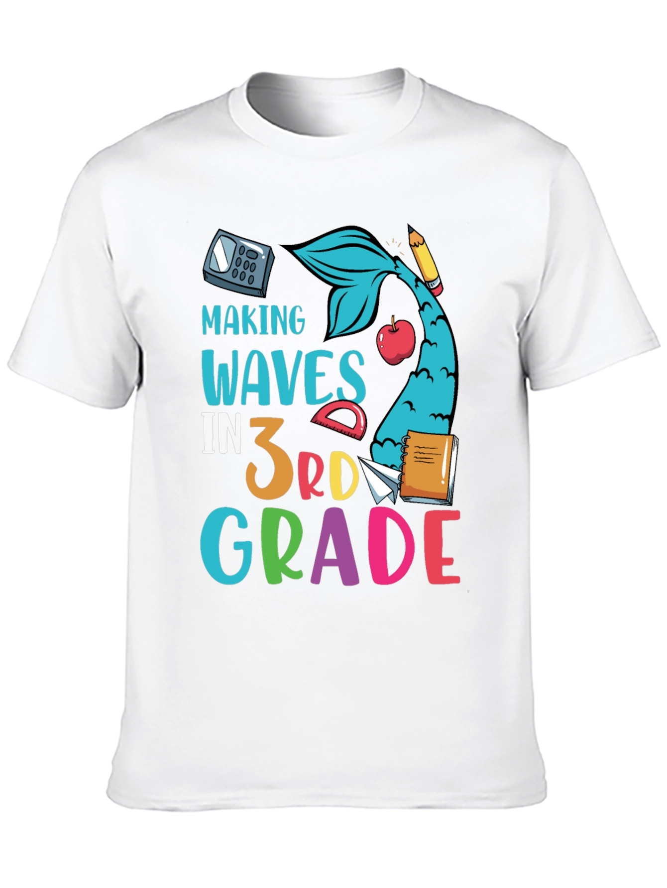 Making Waves in 3rd Grade Black T-Shirt