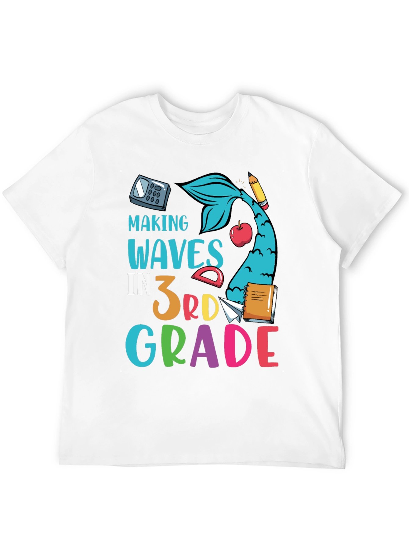 Making Waves in 3rd Grade Black T-Shirt