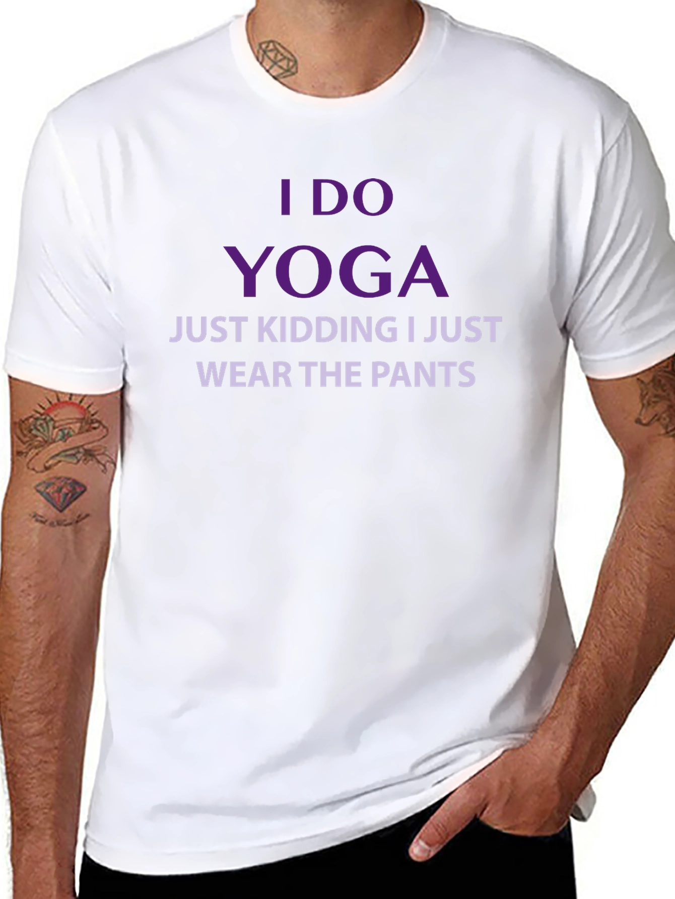 I Do Yoga Just Kidding Graphic Tee