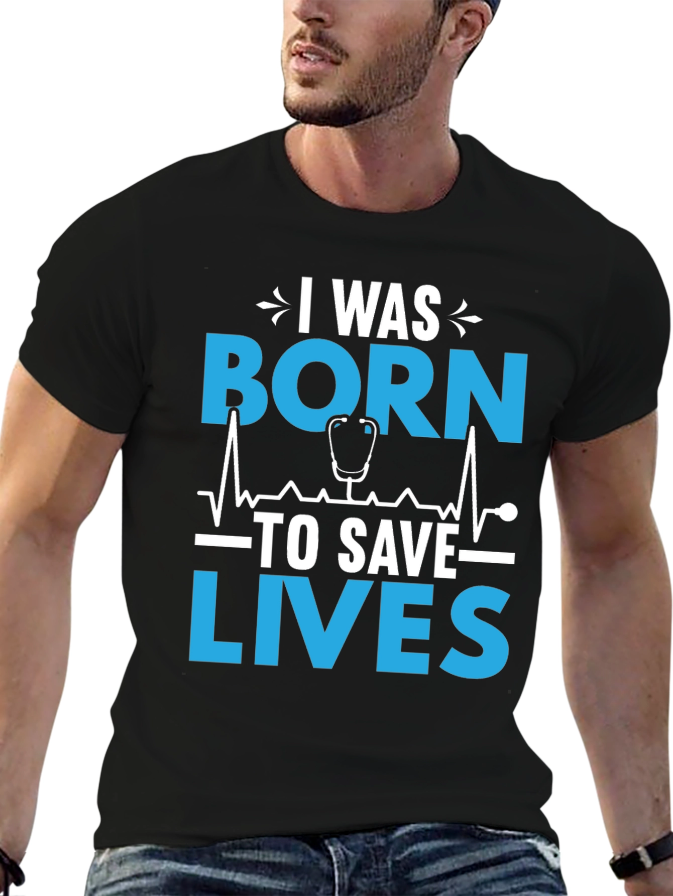 Born To Save Lives Graphic Tee