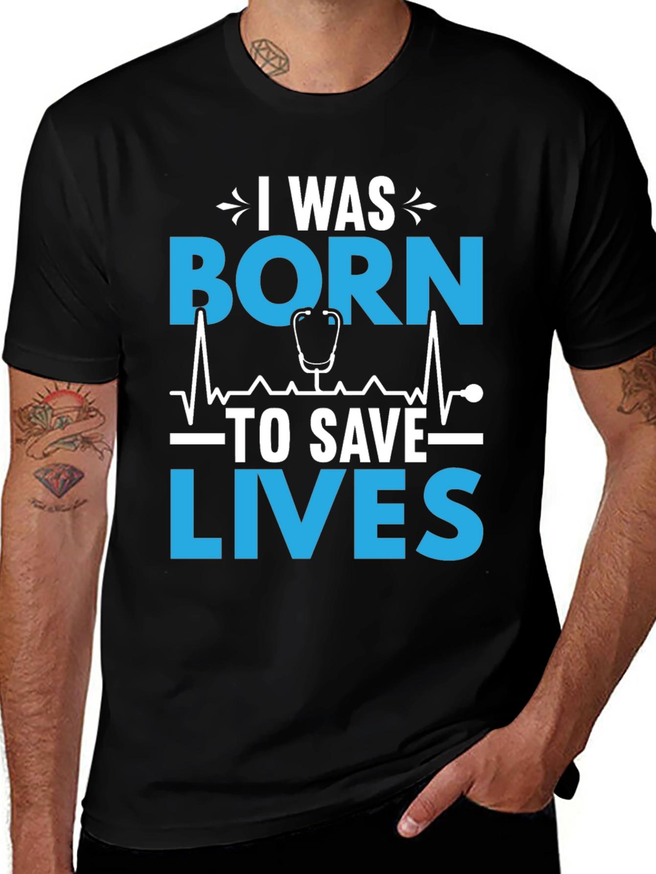Born To Save Lives Graphic Tee