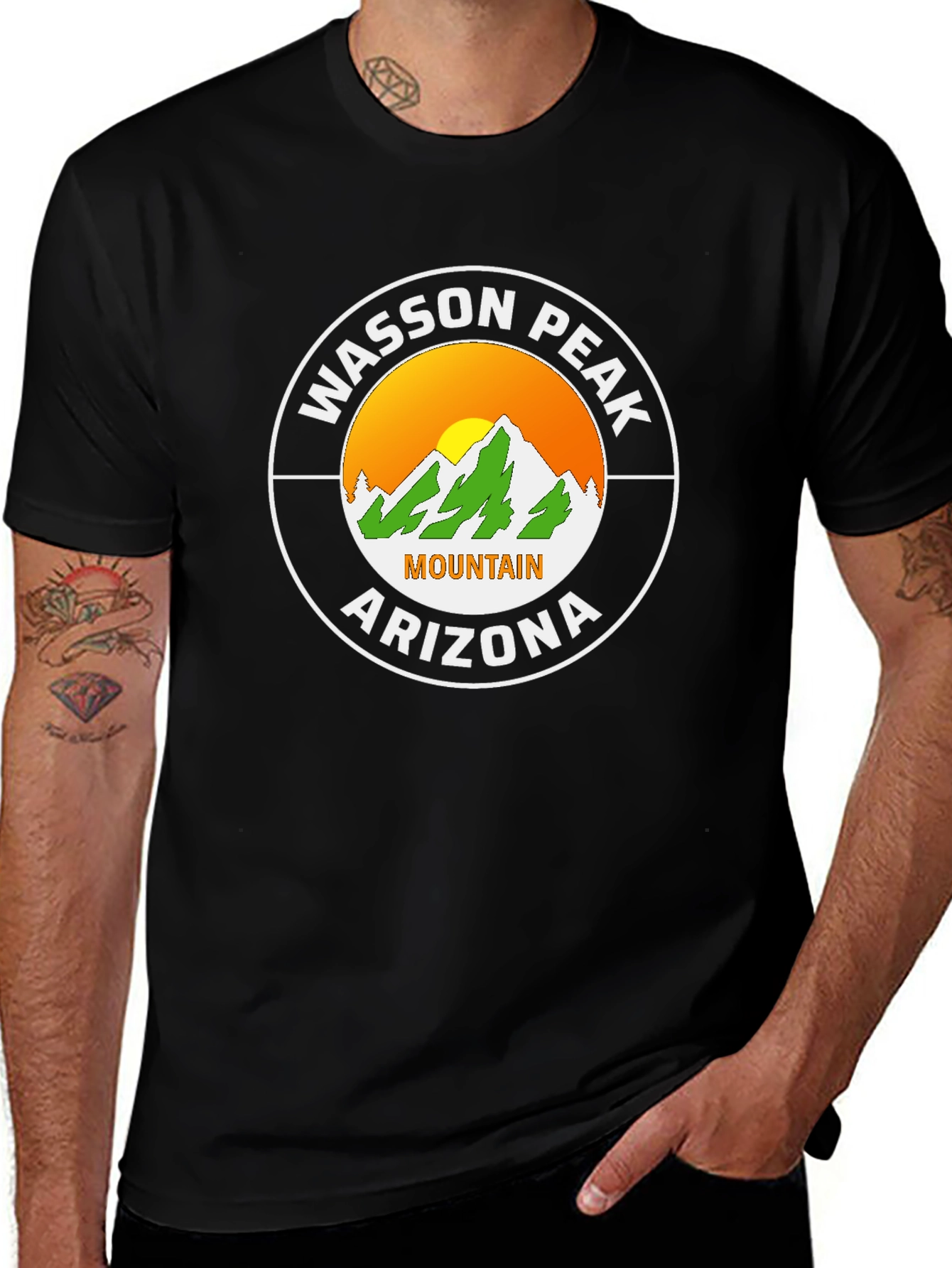 Wasson Peak Mountain Arizona T-Shirt