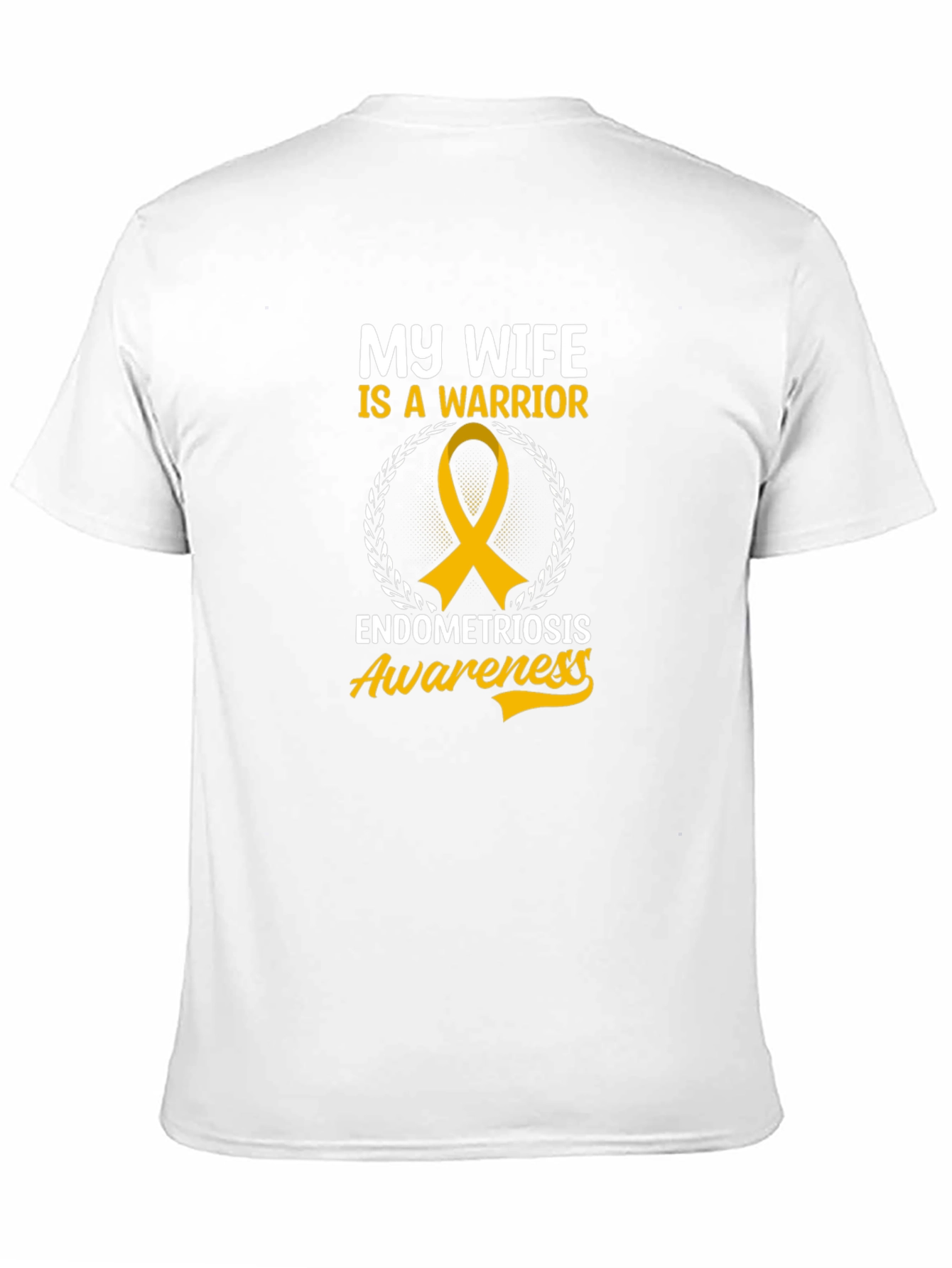 My Wife is a Warrior Endometriosis Awareness T-Shirt