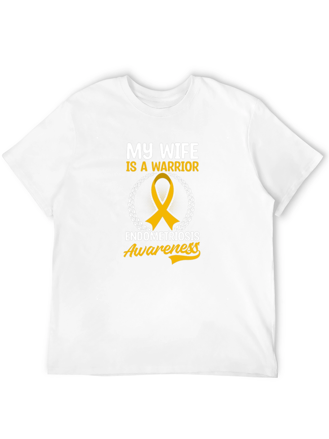 My Wife is a Warrior Endometriosis Awareness T-Shirt