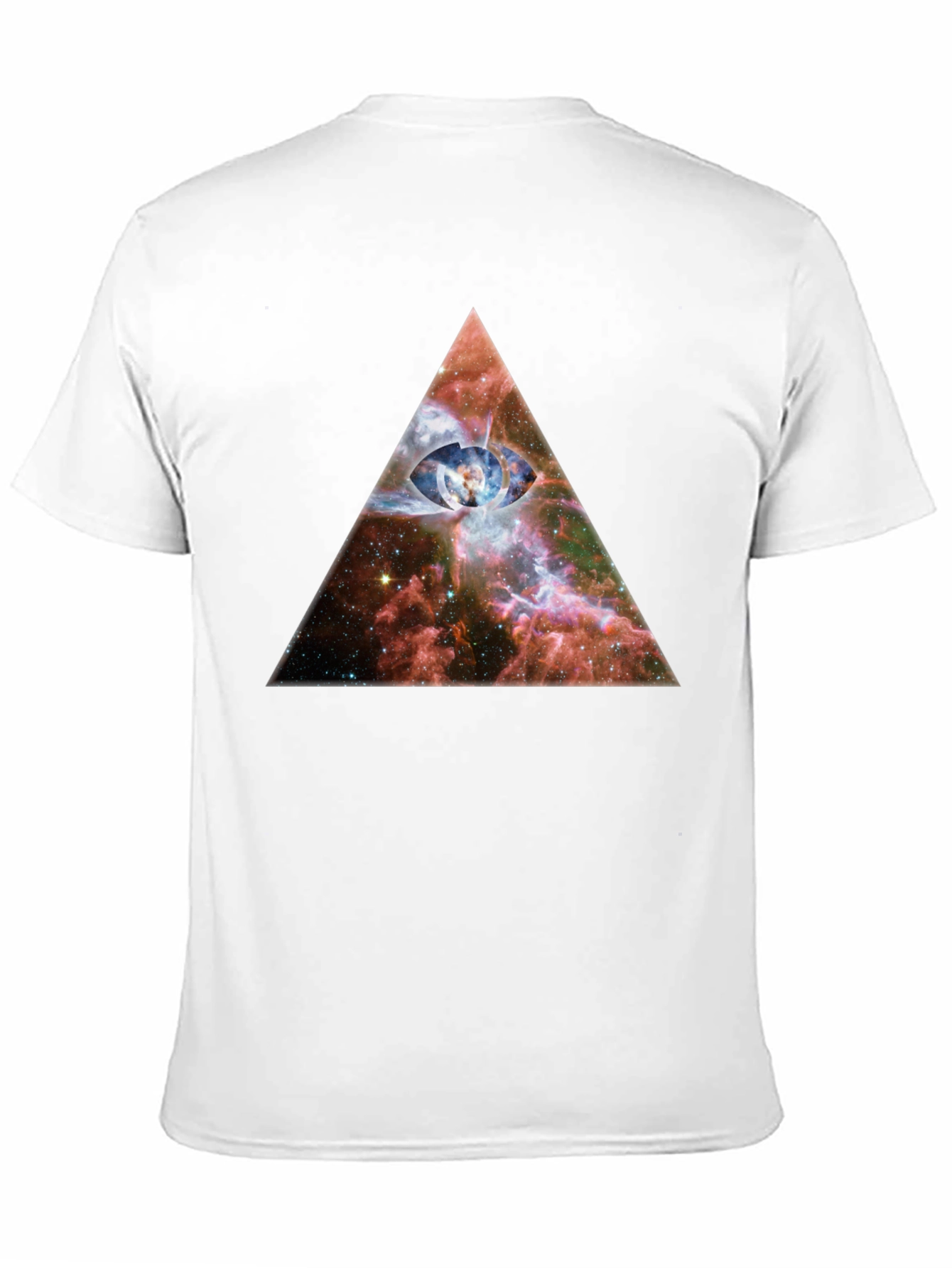 Cosmic Eye Pyramid Graphic T-Shirt
