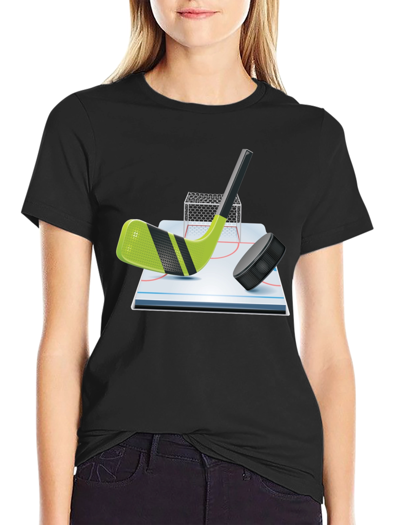 Hockey Stick Graphic T-Shirt