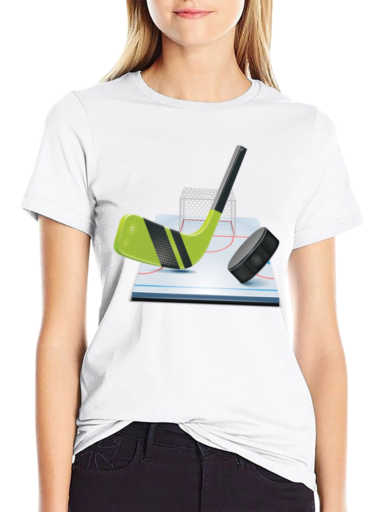 Hockey Stick Graphic T-Shirt