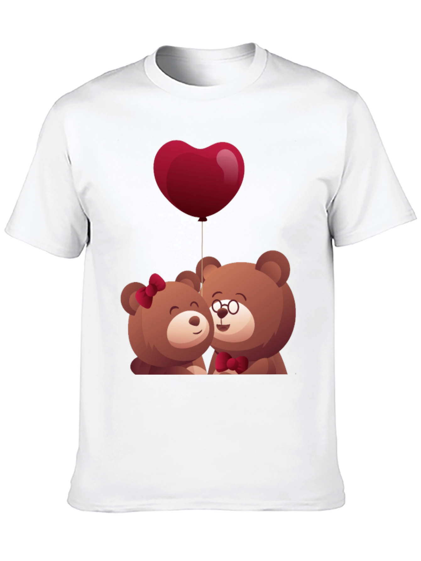 Cute Bear Couple T-Shirt - Valentines Day Gift