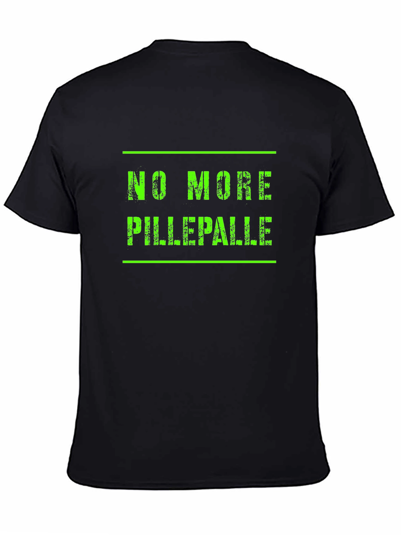 No More Pillepalle Black Graphic T-Shirt