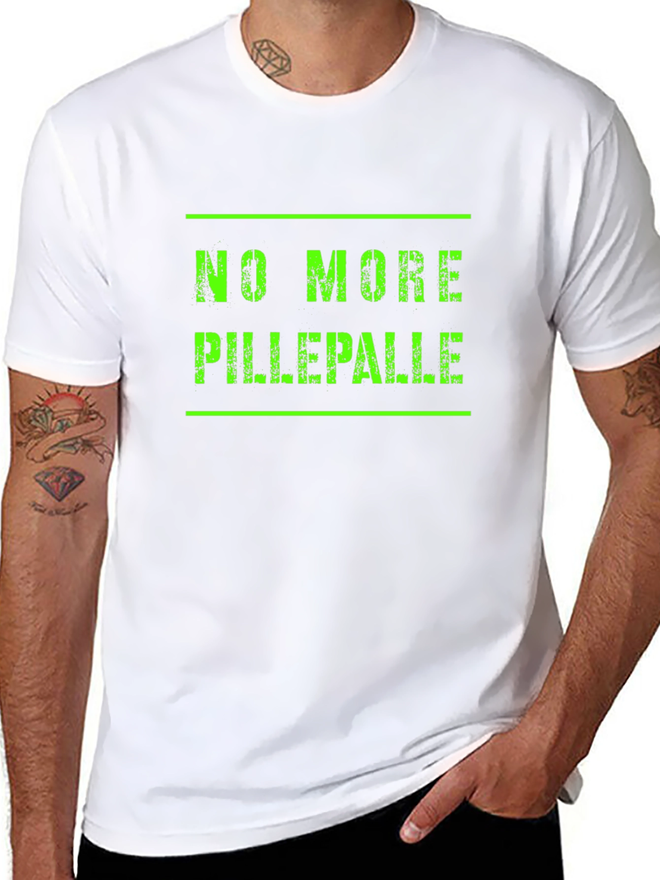 No More Pillepalle Black Graphic T-Shirt