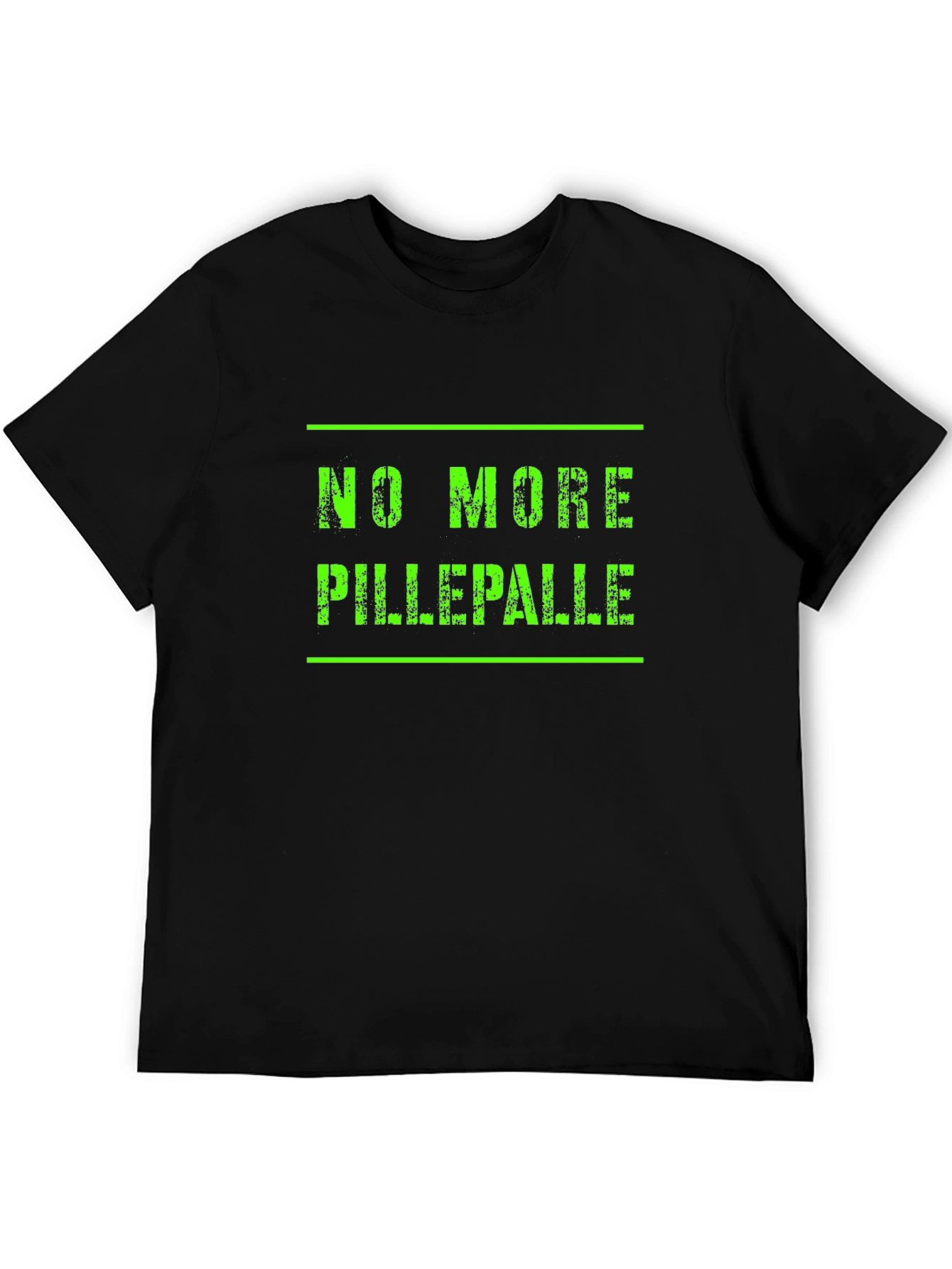 No More Pillepalle Black Graphic T-Shirt
