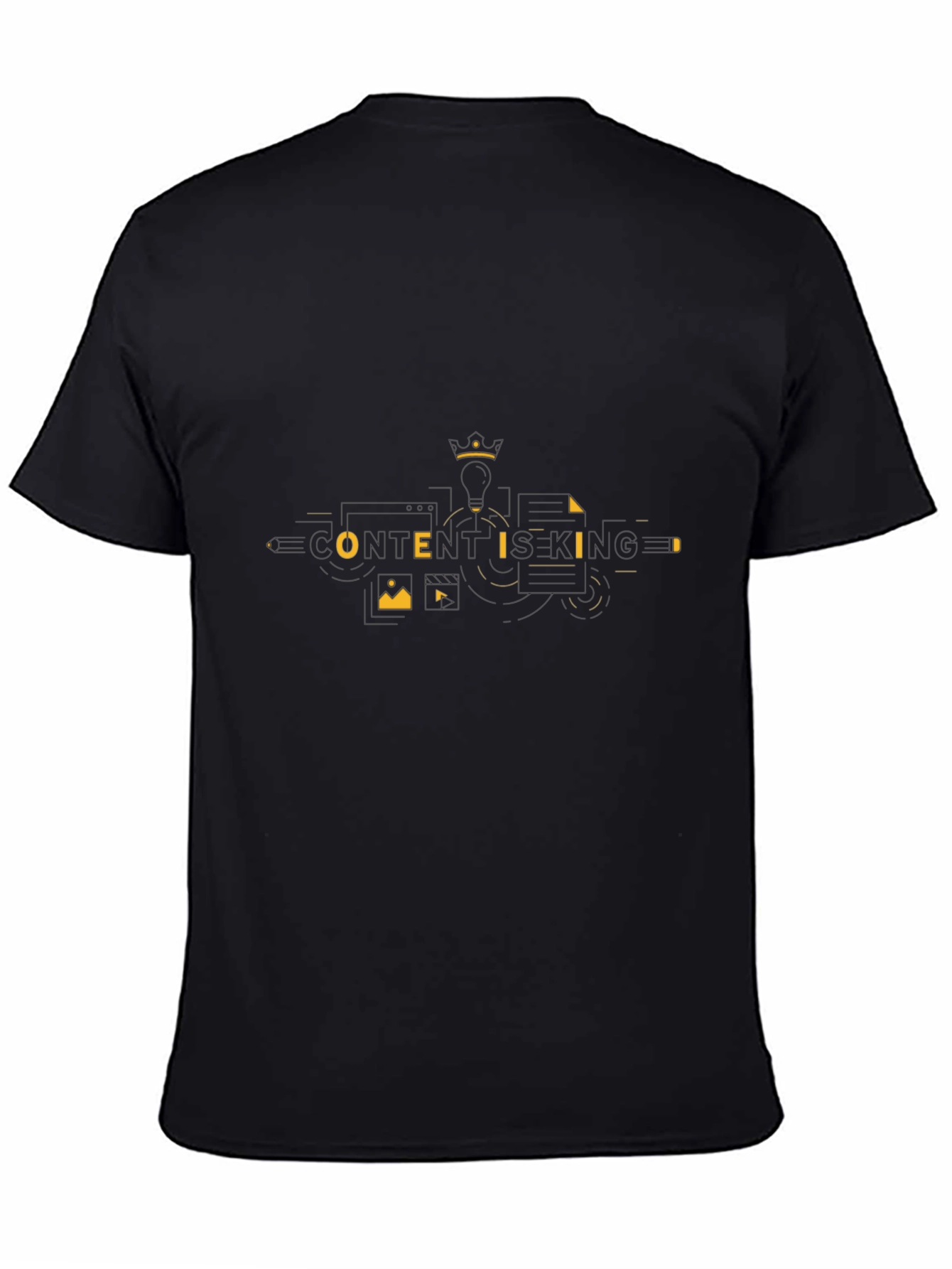 Stylish Black Graphic Tee