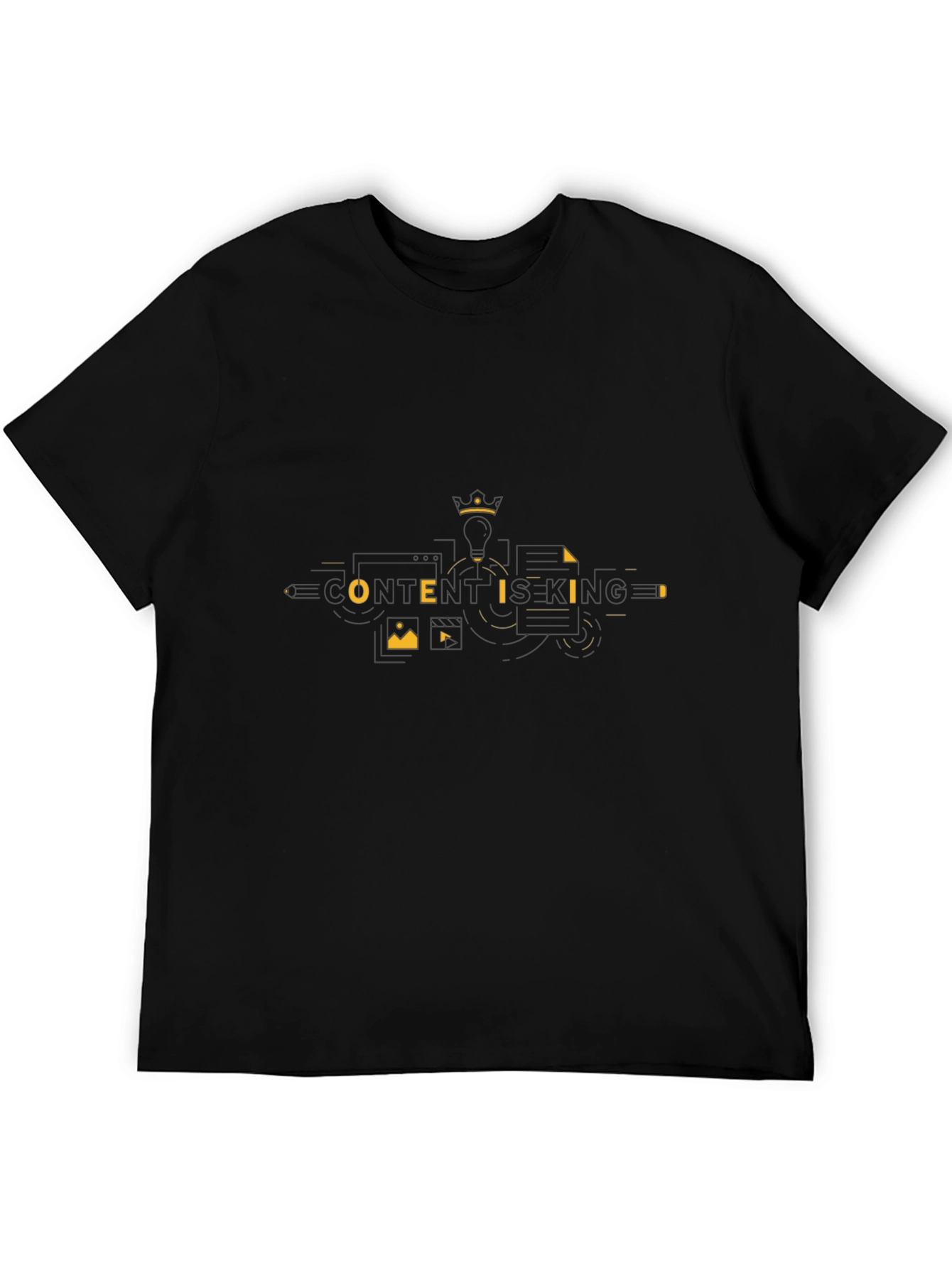 Stylish Black Graphic Tee