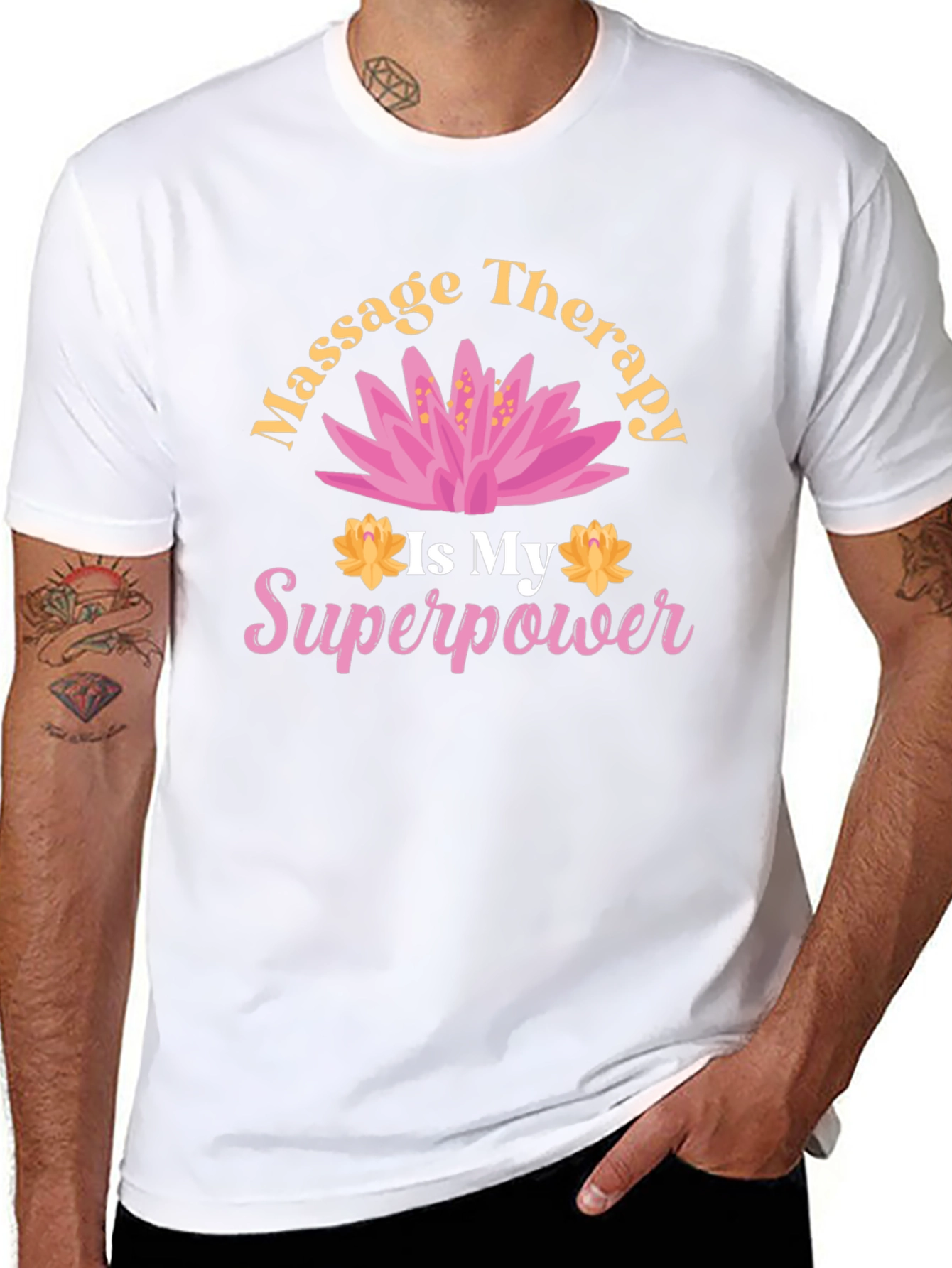 Massage Therapy Superpower Graphic Tee