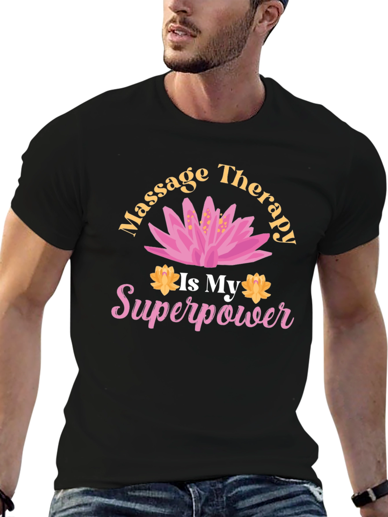 Massage Therapy Superpower Graphic Tee