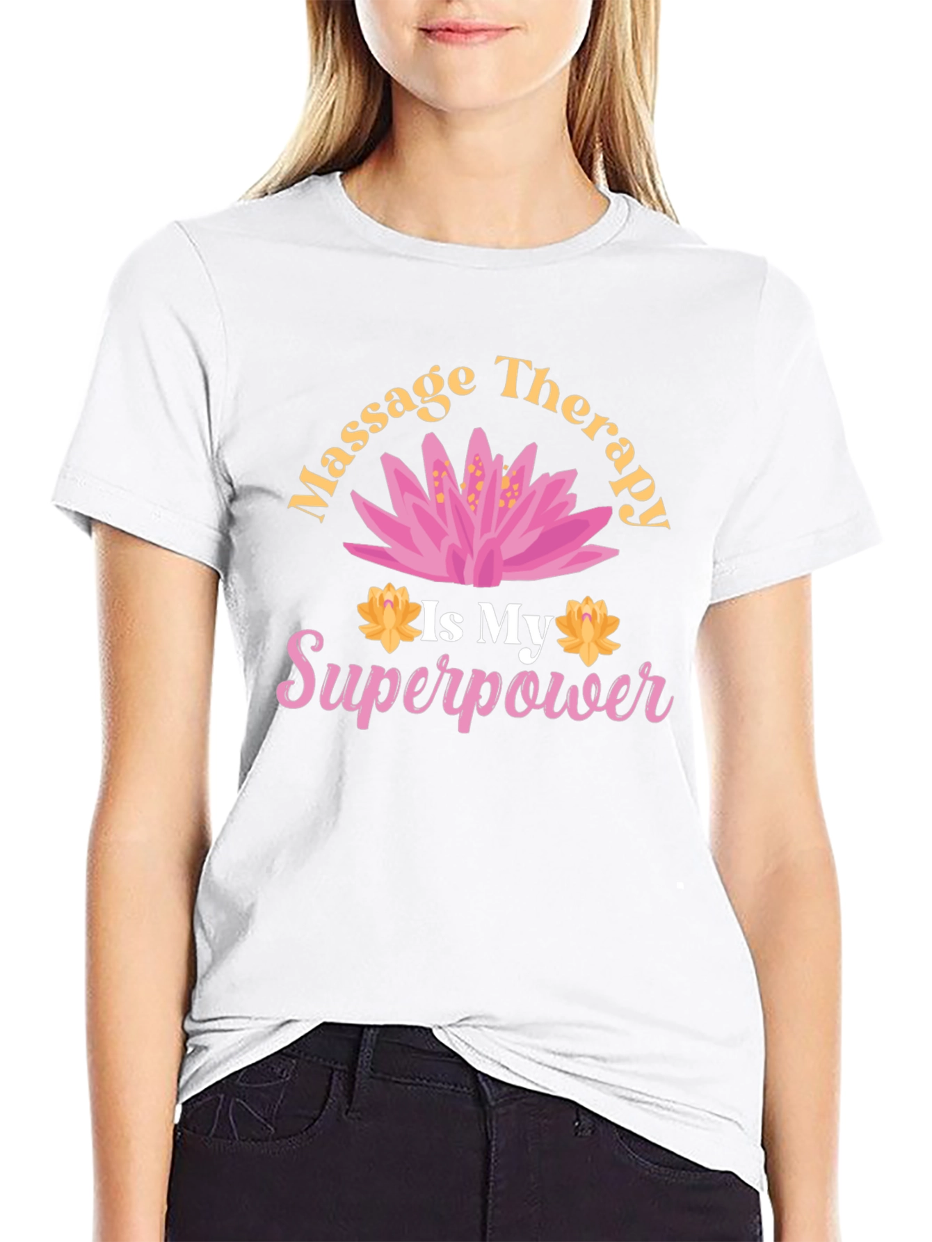 Massage Therapy Superpower Graphic Tee