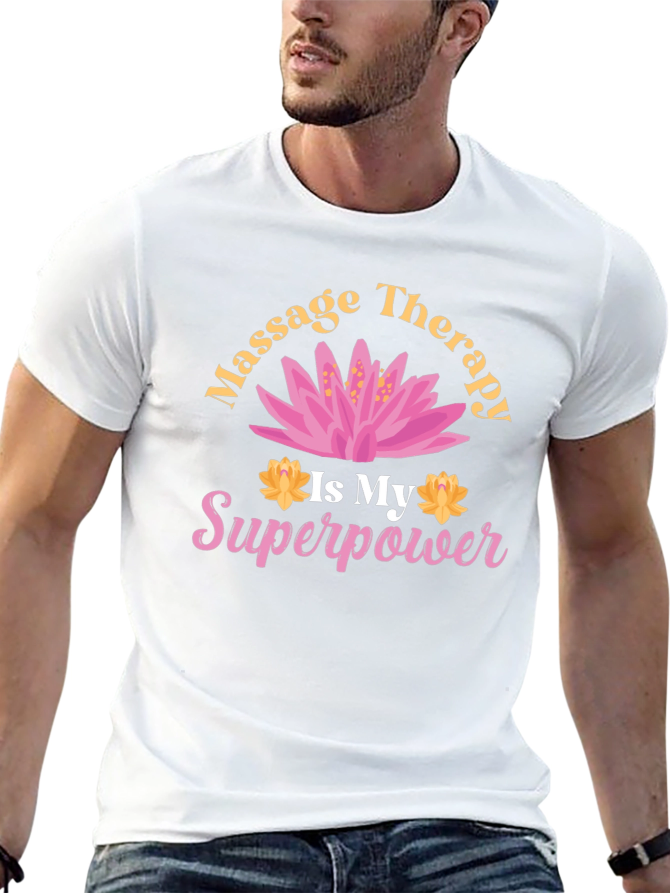 Massage Therapy Superpower Graphic Tee