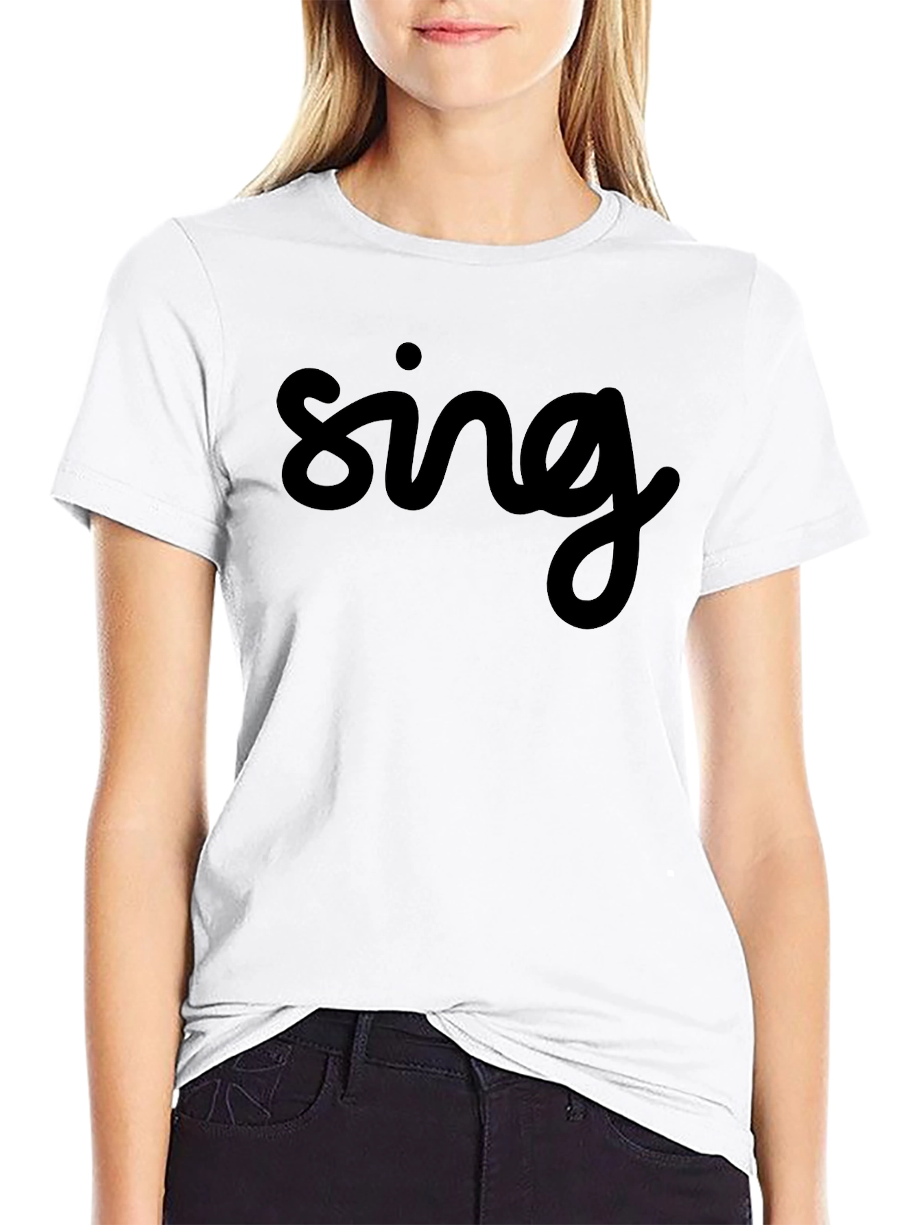 Sing Graphic Tee - Mens Black Short Sleeve