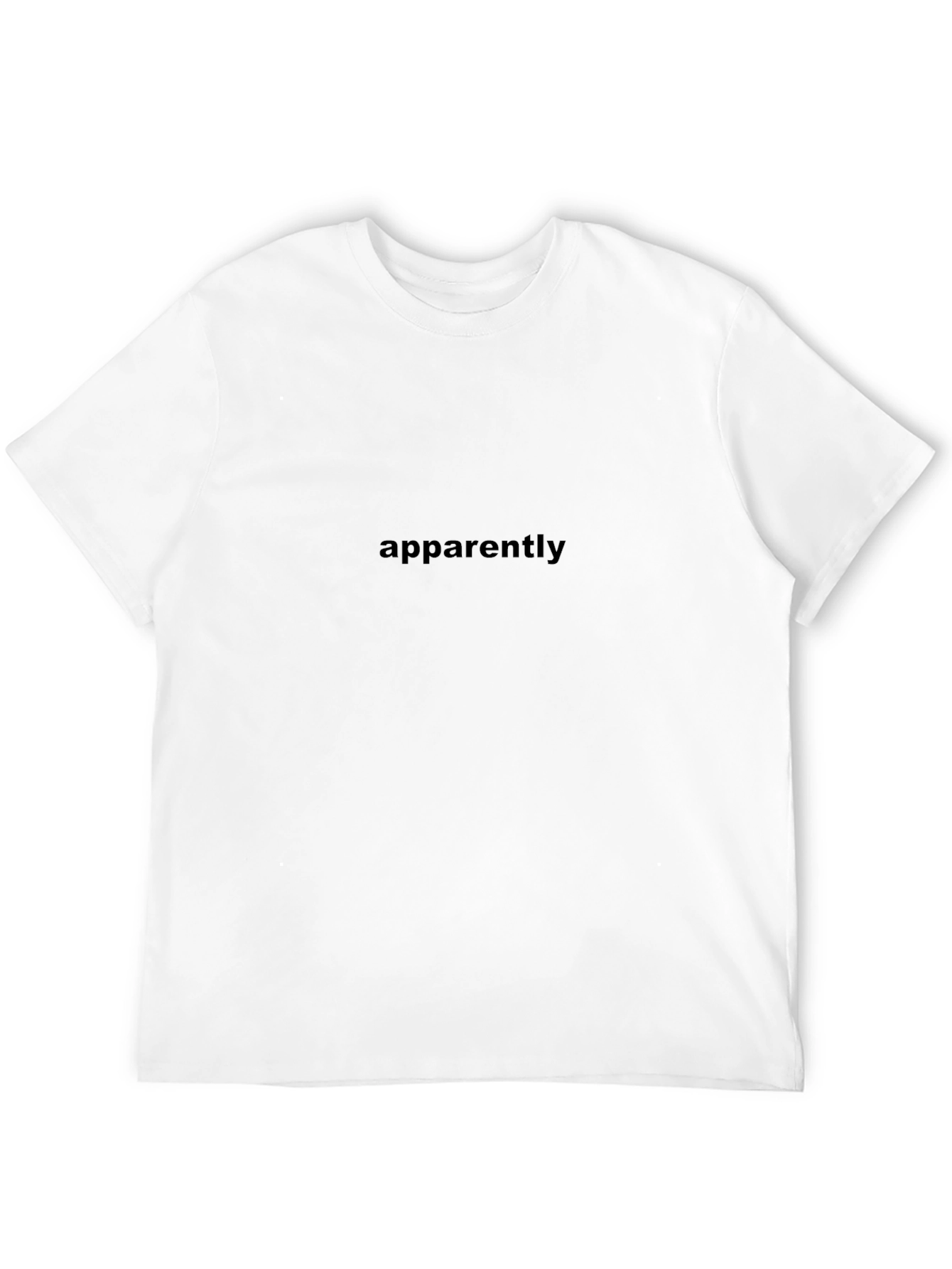 Apparently Black Crewneck T-Shirt