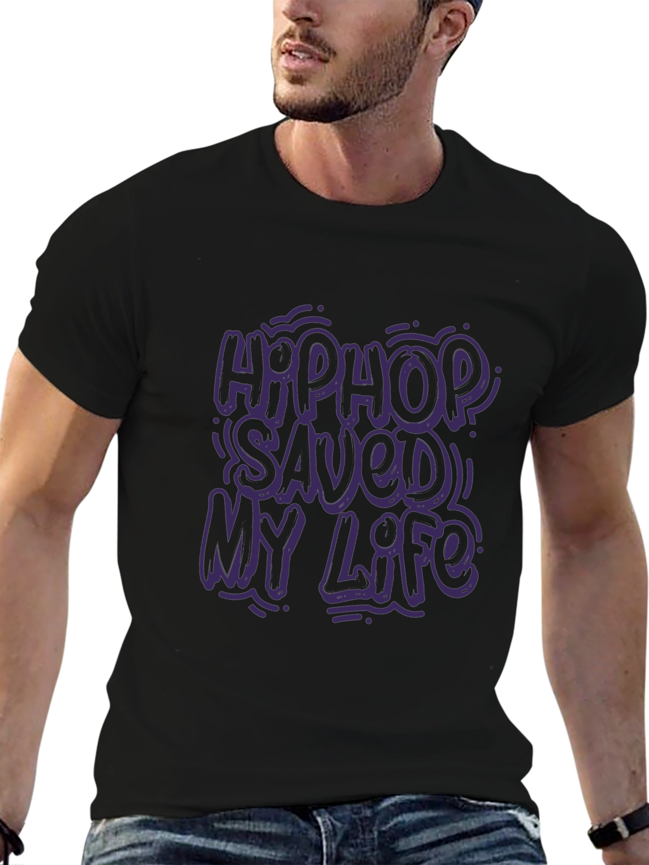 Hip Hop Saved My Life Graphic T-Shirt