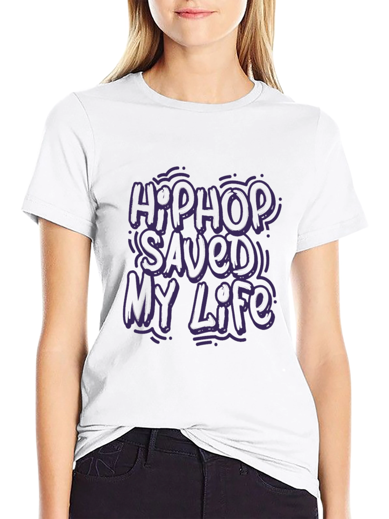 Hip Hop Saved My Life Graphic T-Shirt