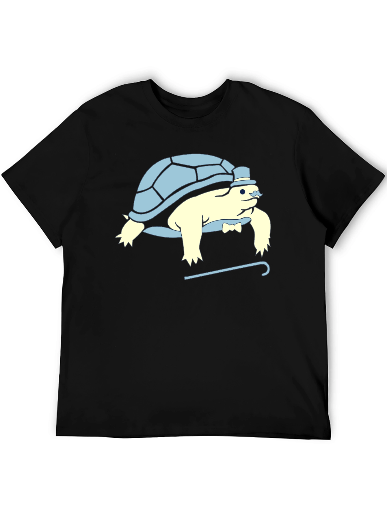 Dapper Turtle Graphic T-Shirt - Gentlemanly Reptile