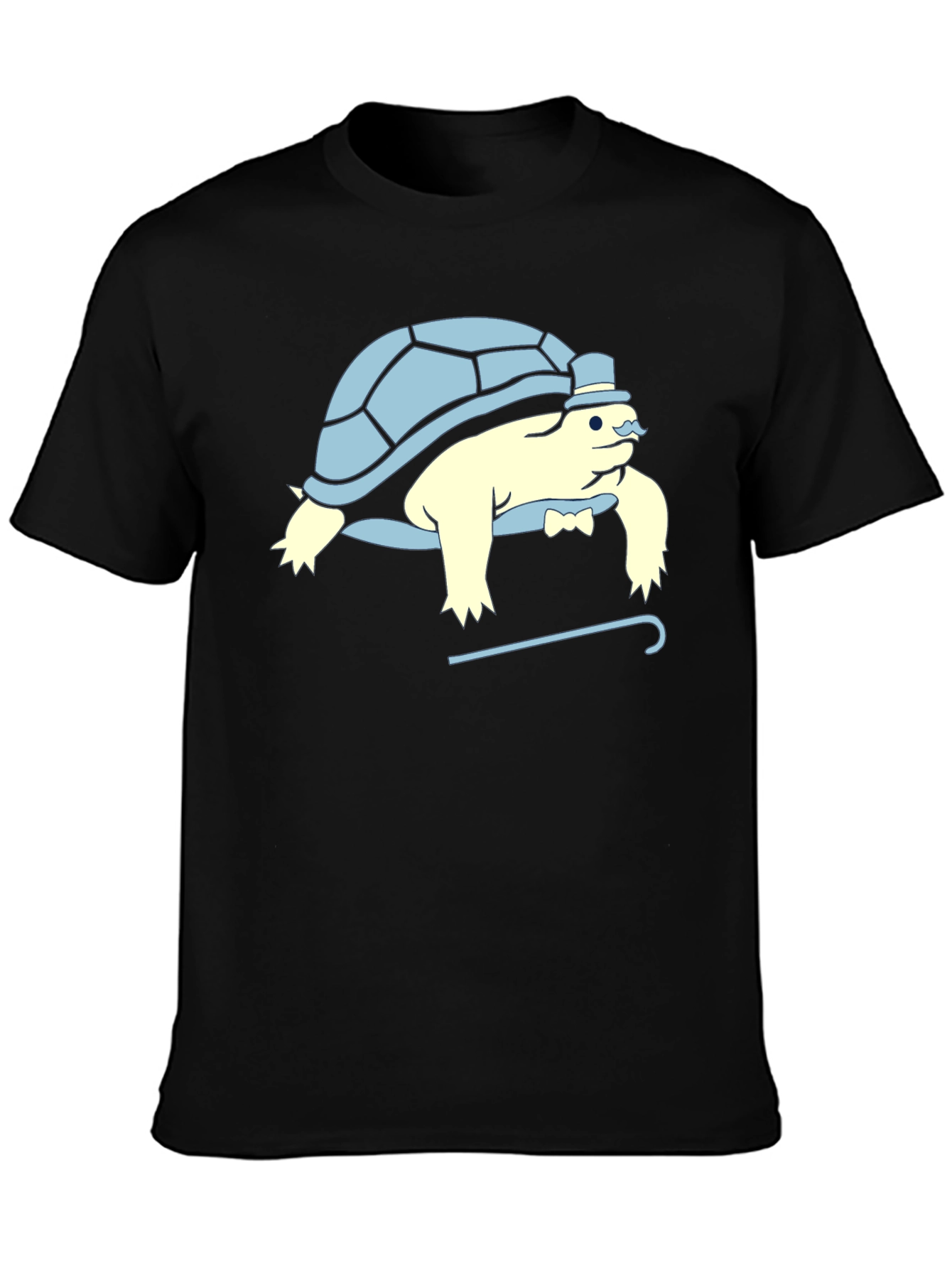 Dapper Turtle Graphic T-Shirt - Gentlemanly Reptile