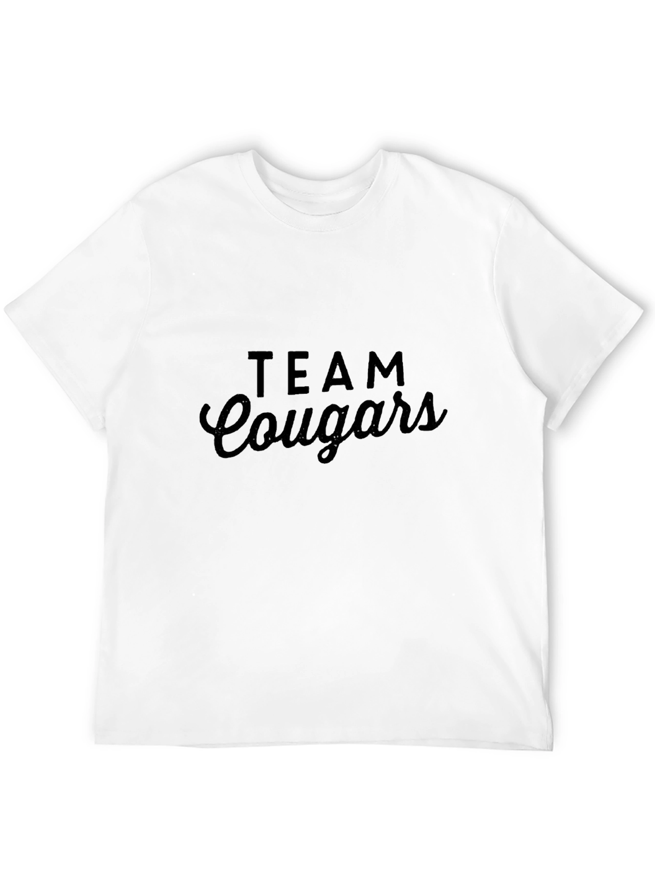 Team Cougars Black T-Shirt