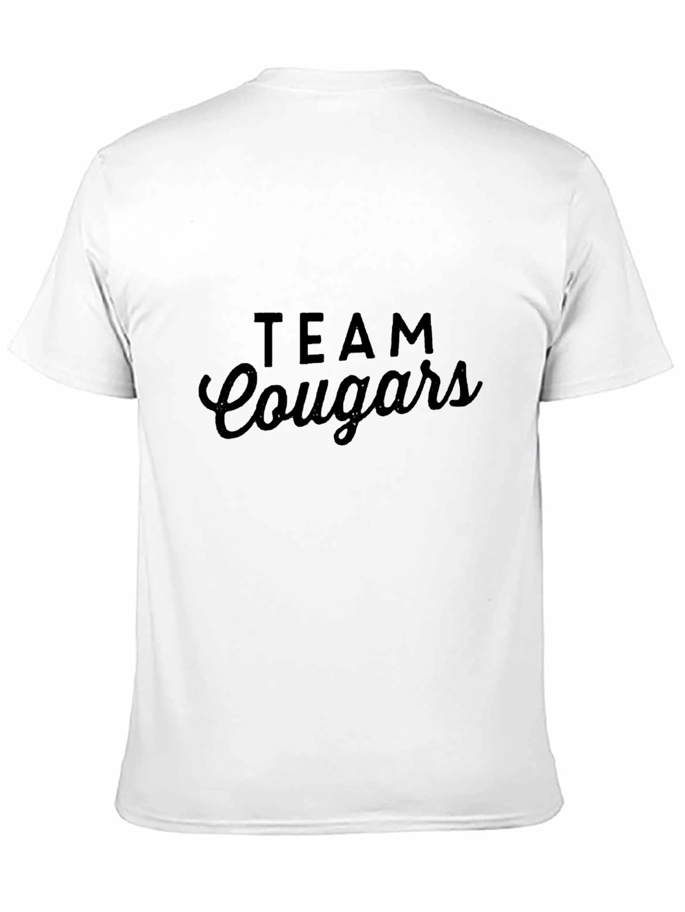 Team Cougars Black T-Shirt