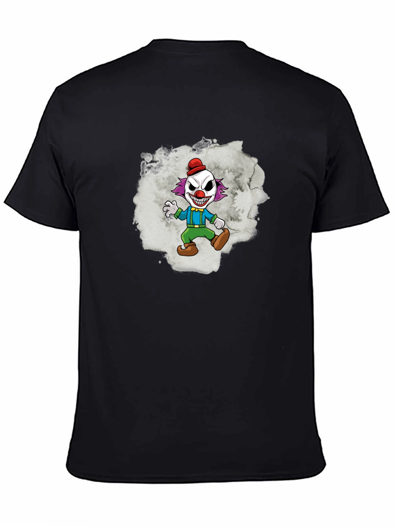Clown Graphic T-Shirt - Mens Black Tee