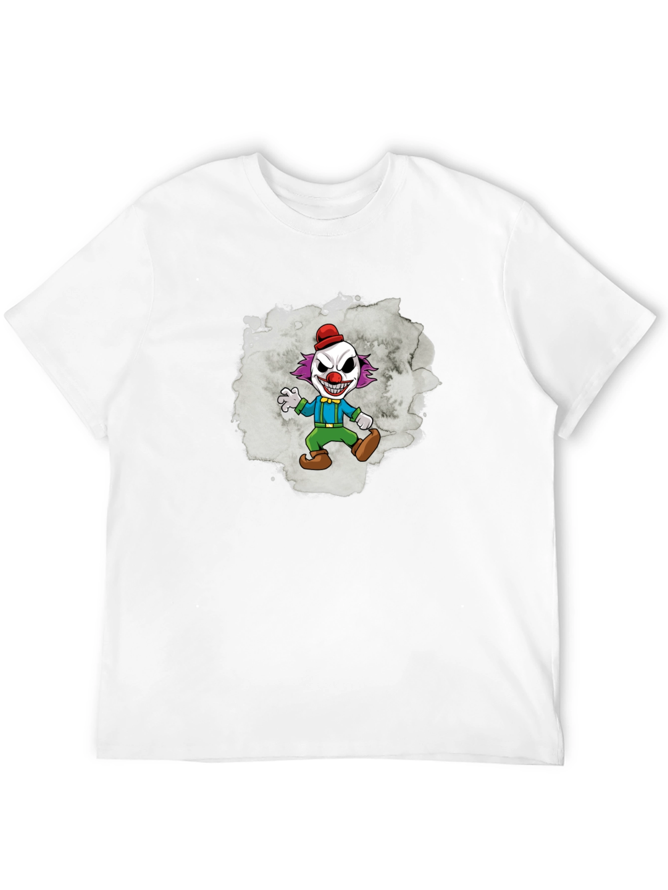 Clown Graphic T-Shirt - Mens Black Tee