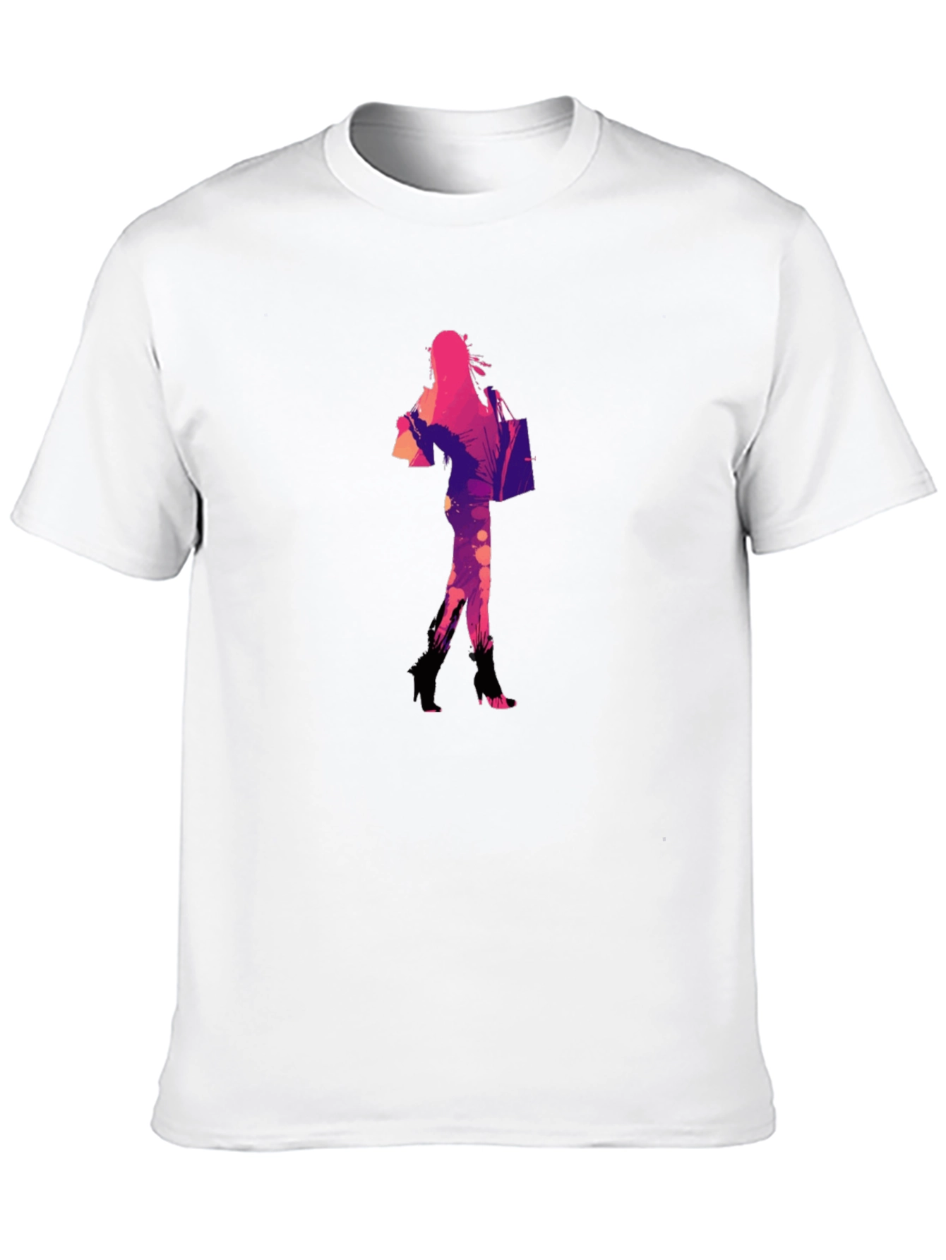 Graphic Print Tee: Stylish Shopper Design