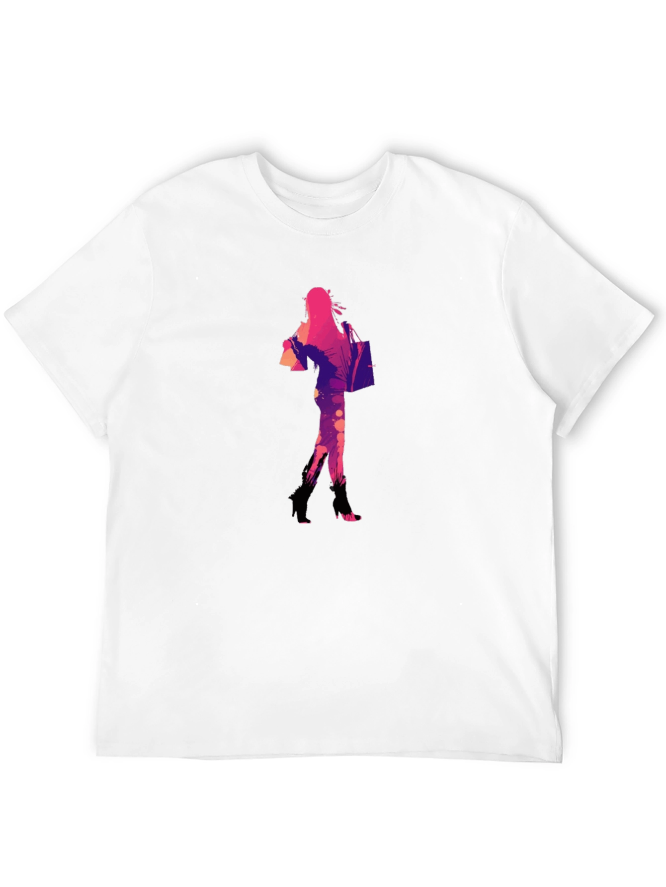 Graphic Print Tee: Stylish Shopper Design