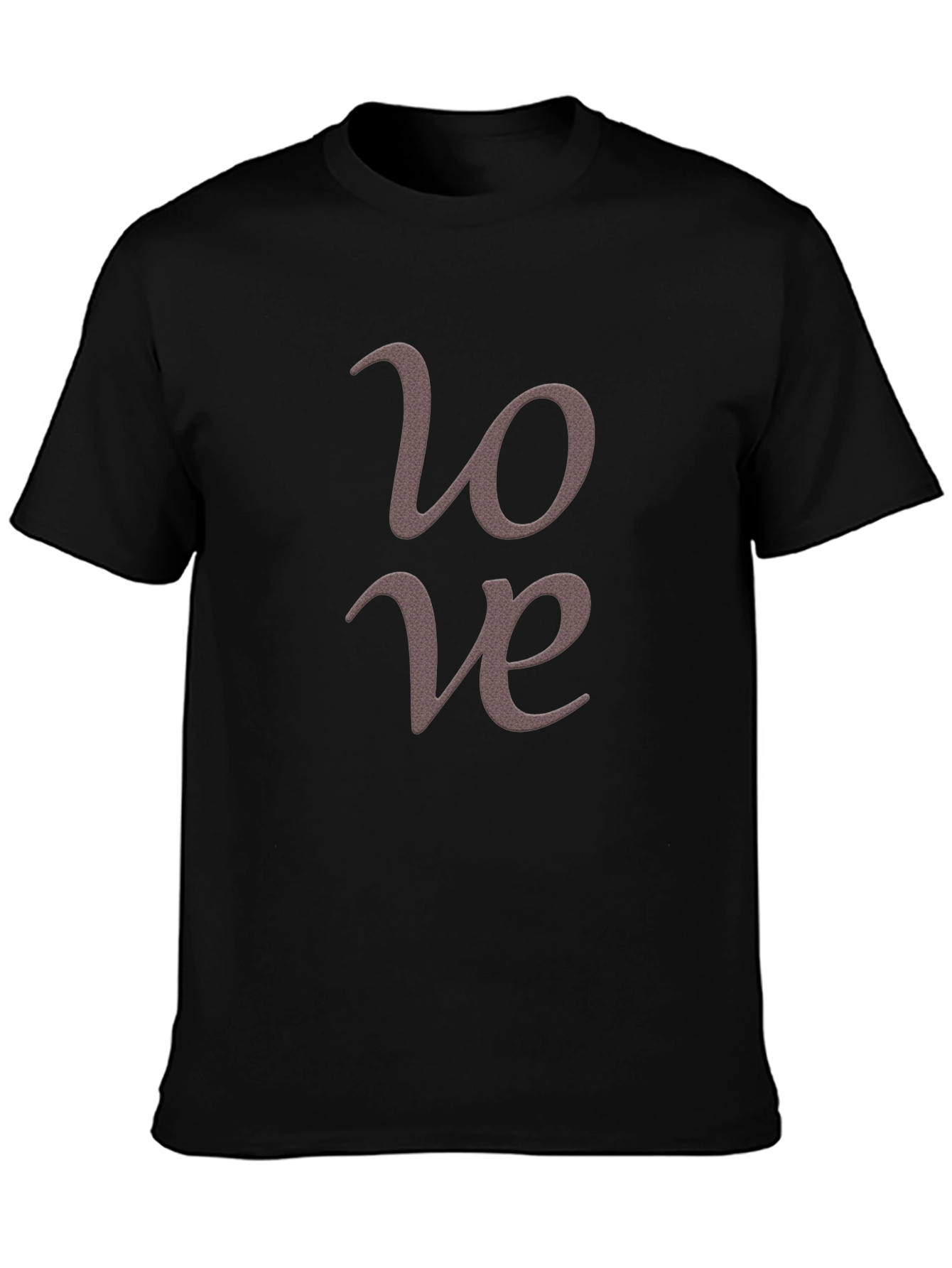 Love Script Graphic T-Shirt Casual Wear