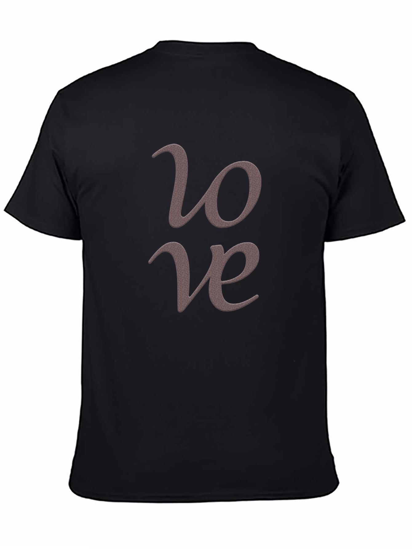 Love Script Graphic T-Shirt Casual Wear