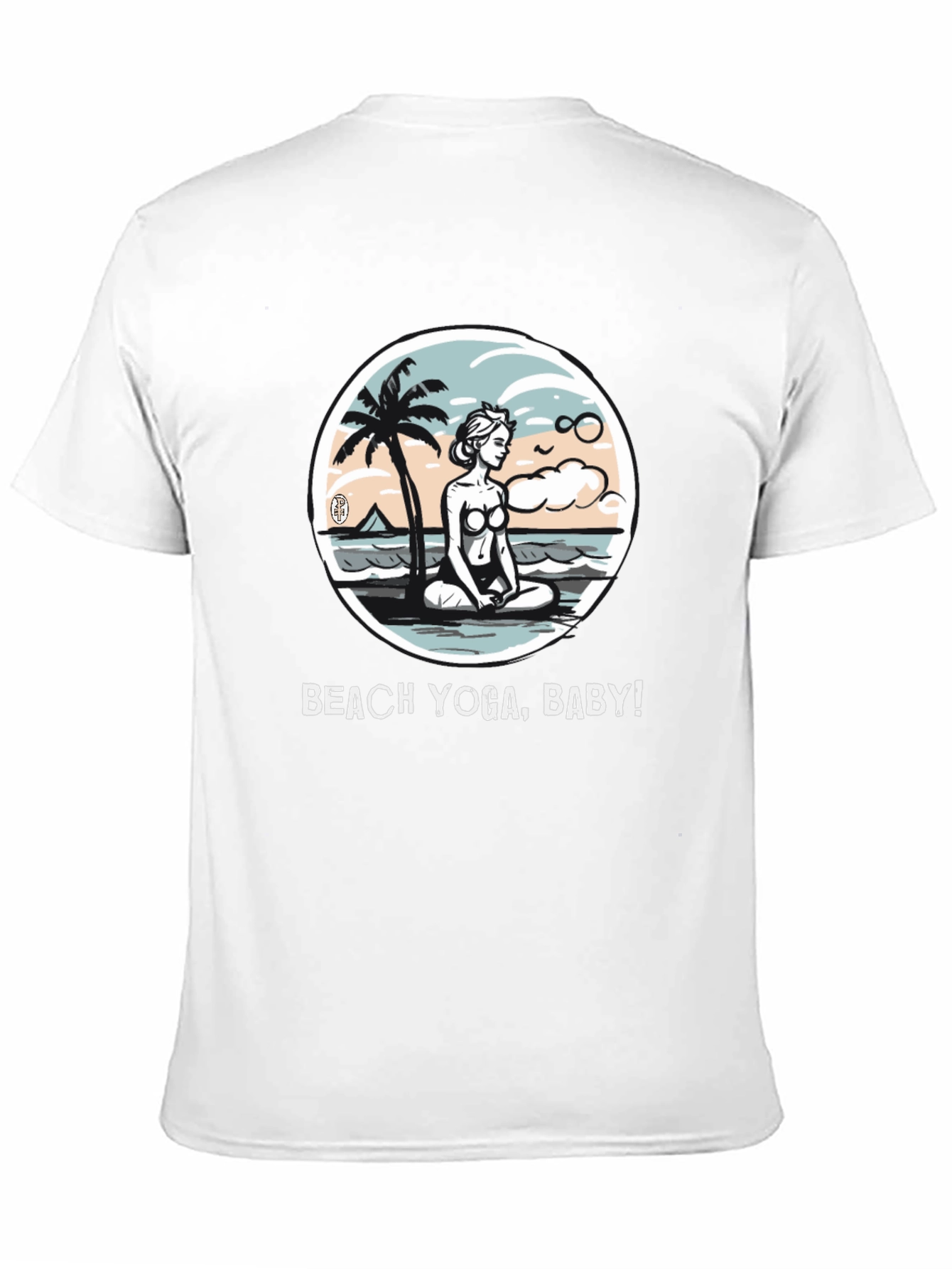 Beach Yoga T-Shirt - Relax & Meditate!