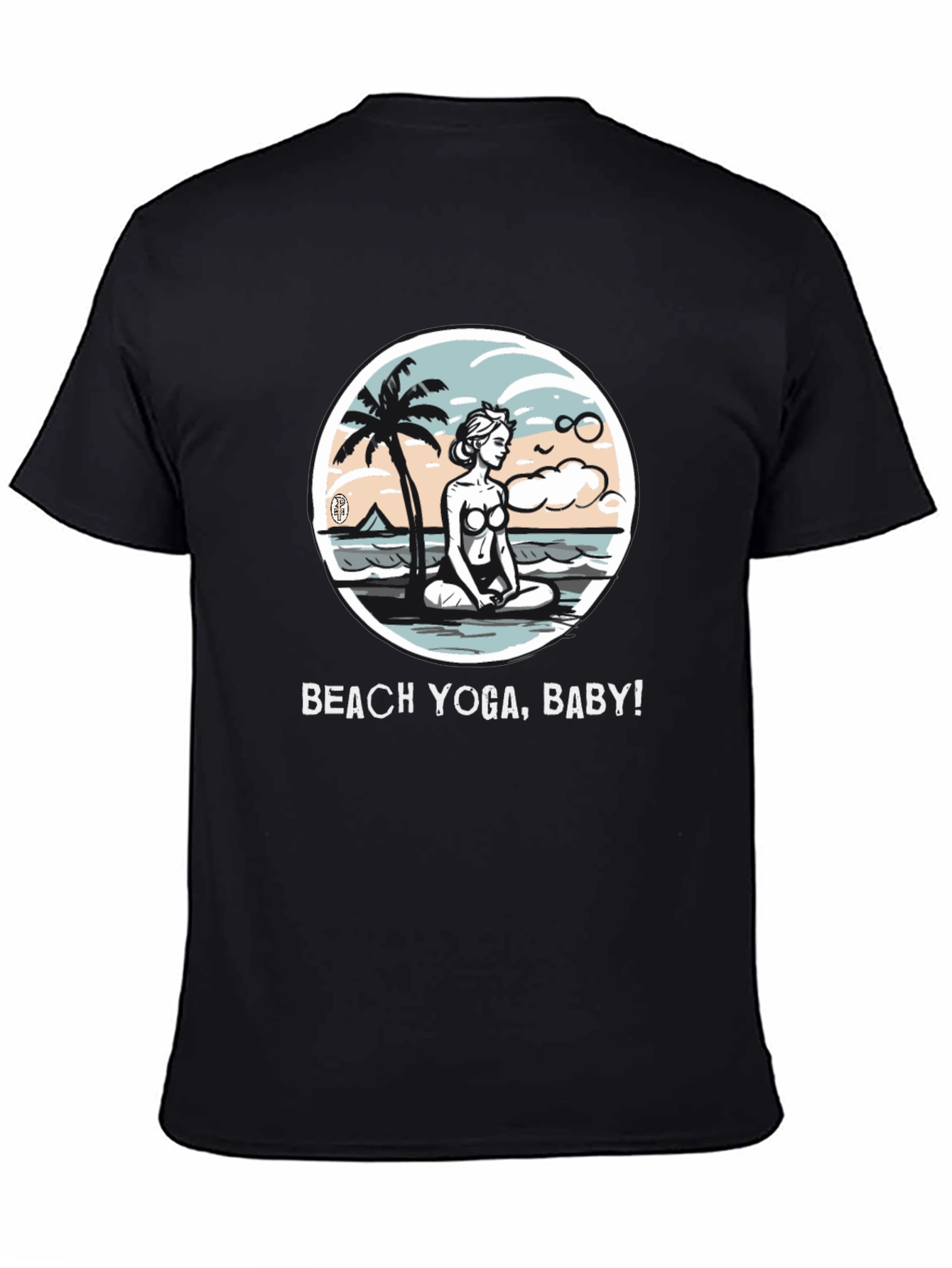 Beach Yoga T-Shirt - Relax & Meditate!