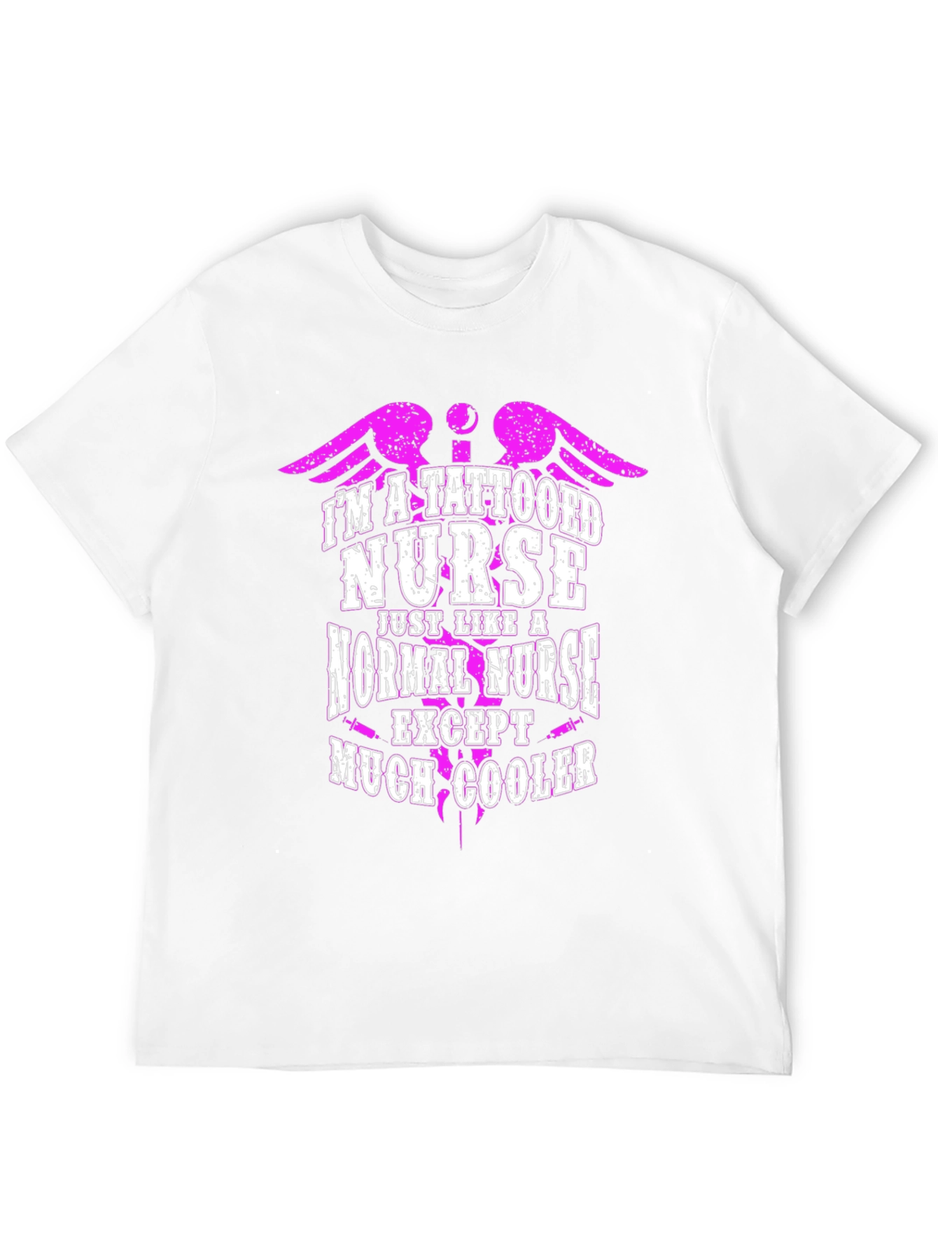 Tattooed Nurse Novelty Graphic T-Shirt
